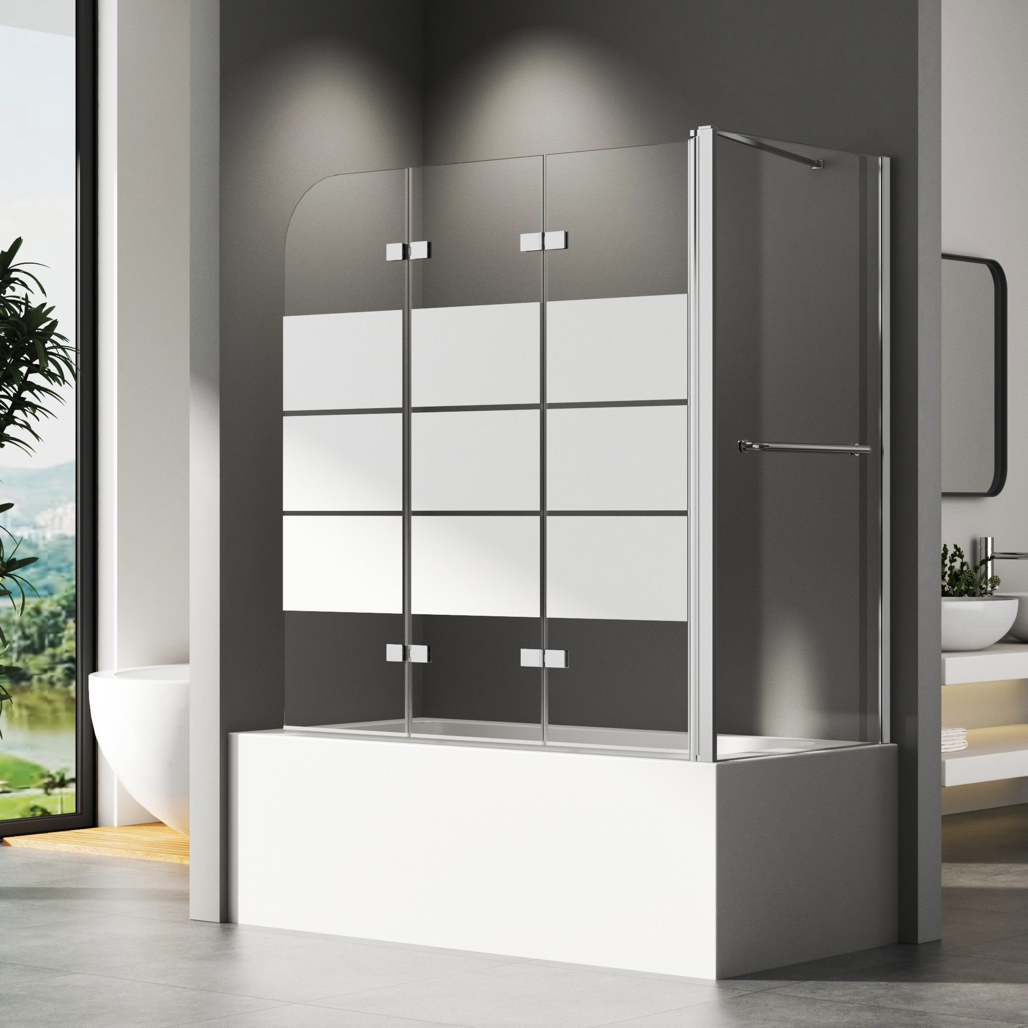 Hopibath Duschwand für badewanne faltbar Badewannenaufsatz günstig online kaufen