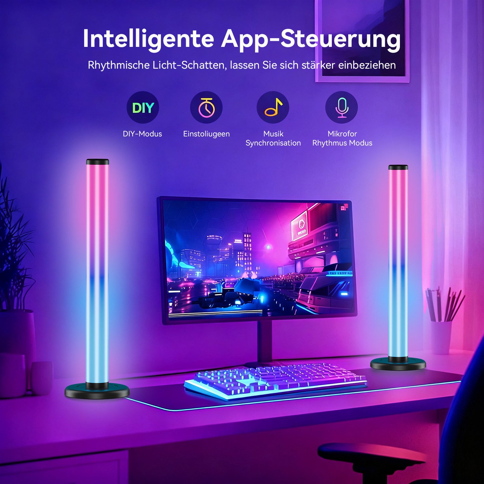 Rayofi LED-Streifen 360° Smart LED Lightbar, günstig online kaufen