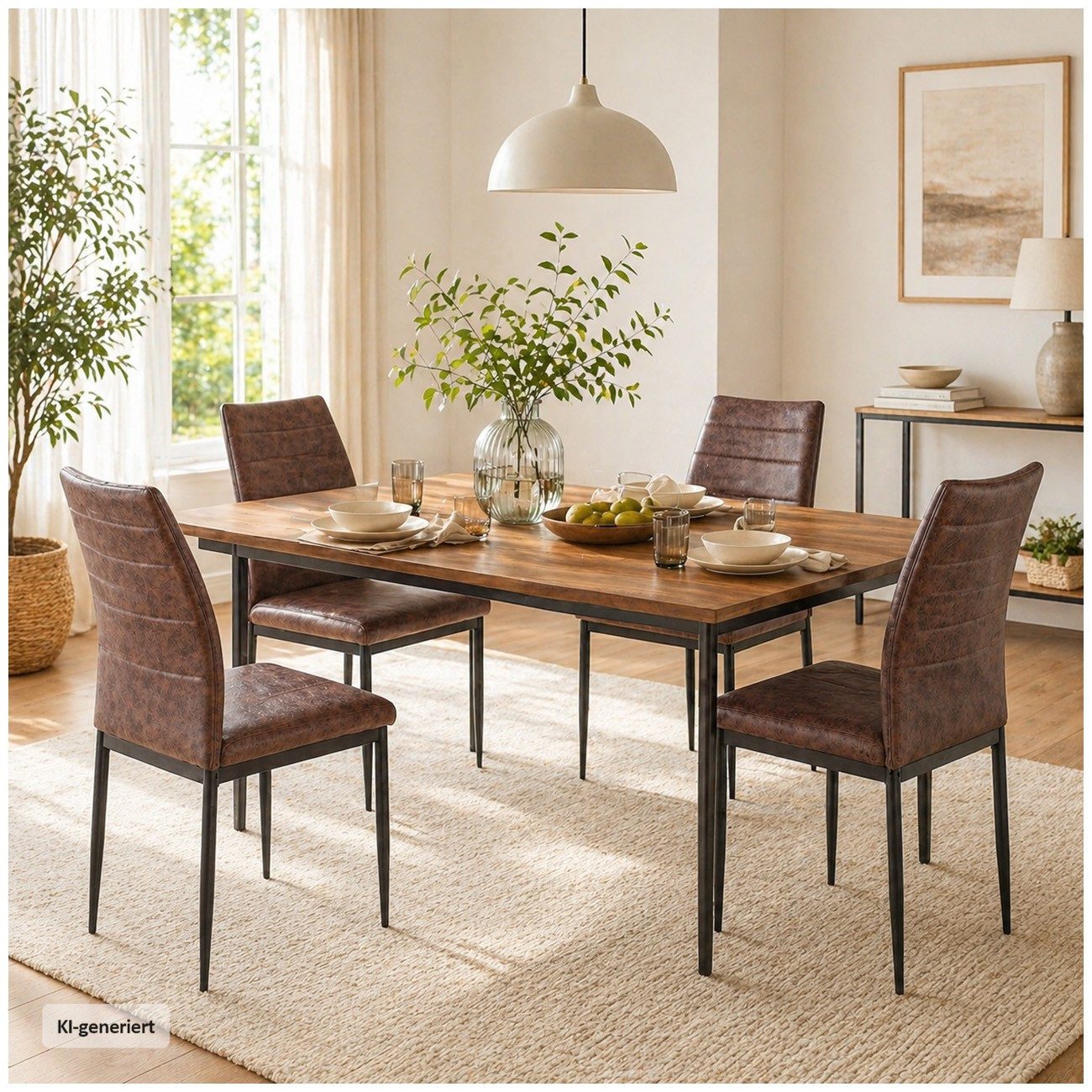 HTI-Living Esszimmerstuhl Stuhl Madison Vintage 4er-Set (Set, 4 St), Esszimmerstuhl