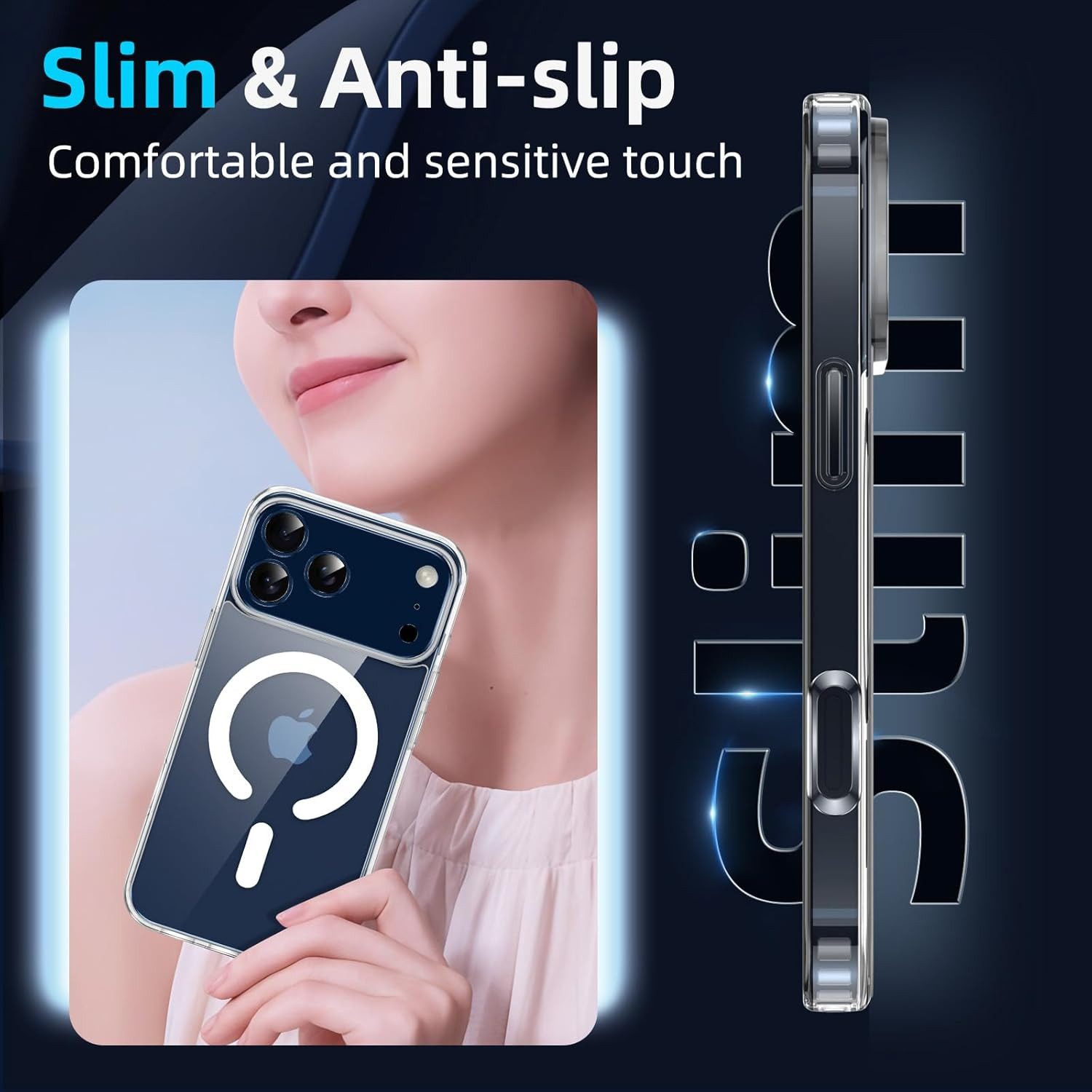 MSM Handyhülle Hülle + 2X Schutzglas für iPhone 17 Pro / Max Panzerfolie MagSafe – Bild 3 von 5