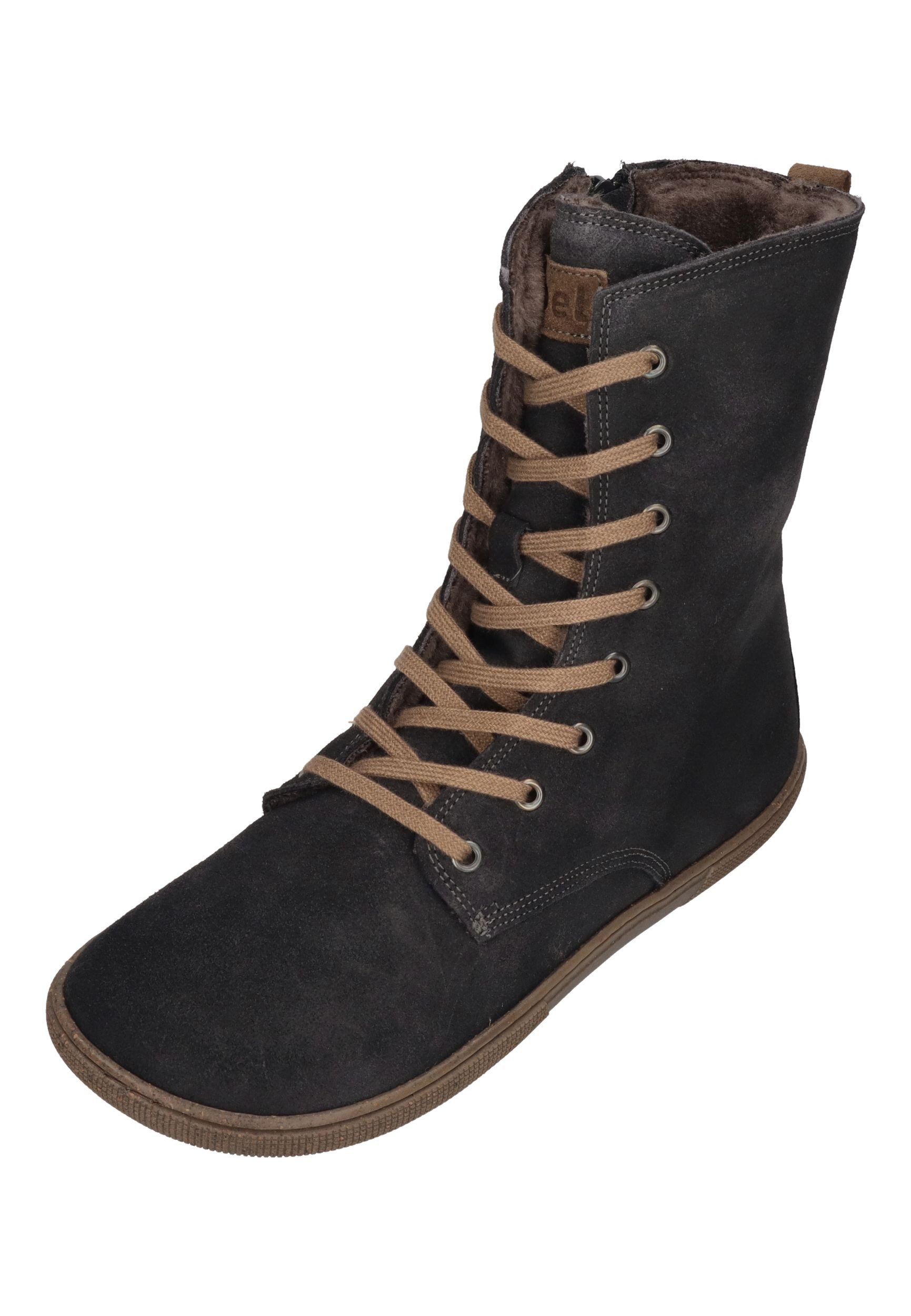 KOEL FARO CLOUD WOOL Barfußschuh Dark Grey