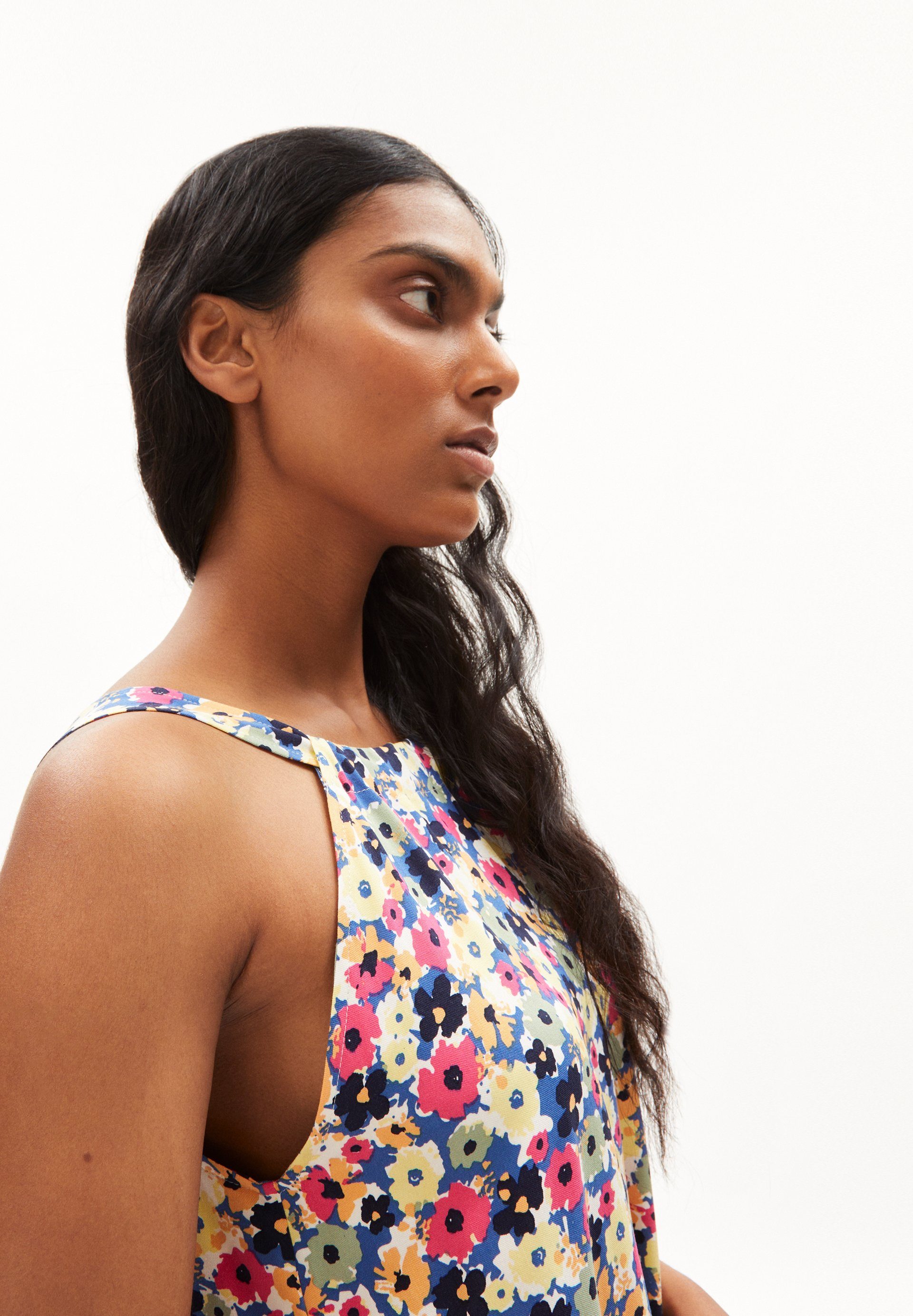 Armedangels Maxikleid THORAA PAINTED BLOOM Regular Fit