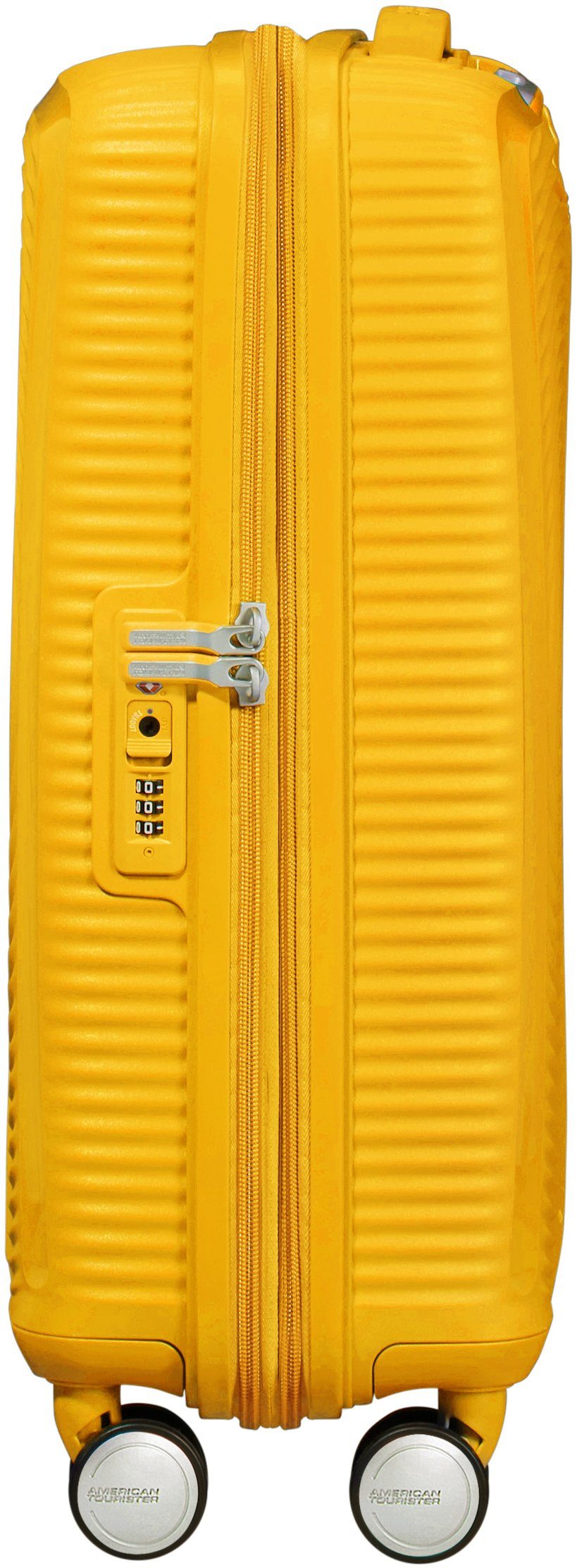 American Tourister® Hartschalen-Trolley SOUNDBOX, in verschiedenen Farben und Größen, 4 Rollen, Reisekoffer Trolley Aufgabegepäck TSA-Zahlenschloss Volumenerweiterung