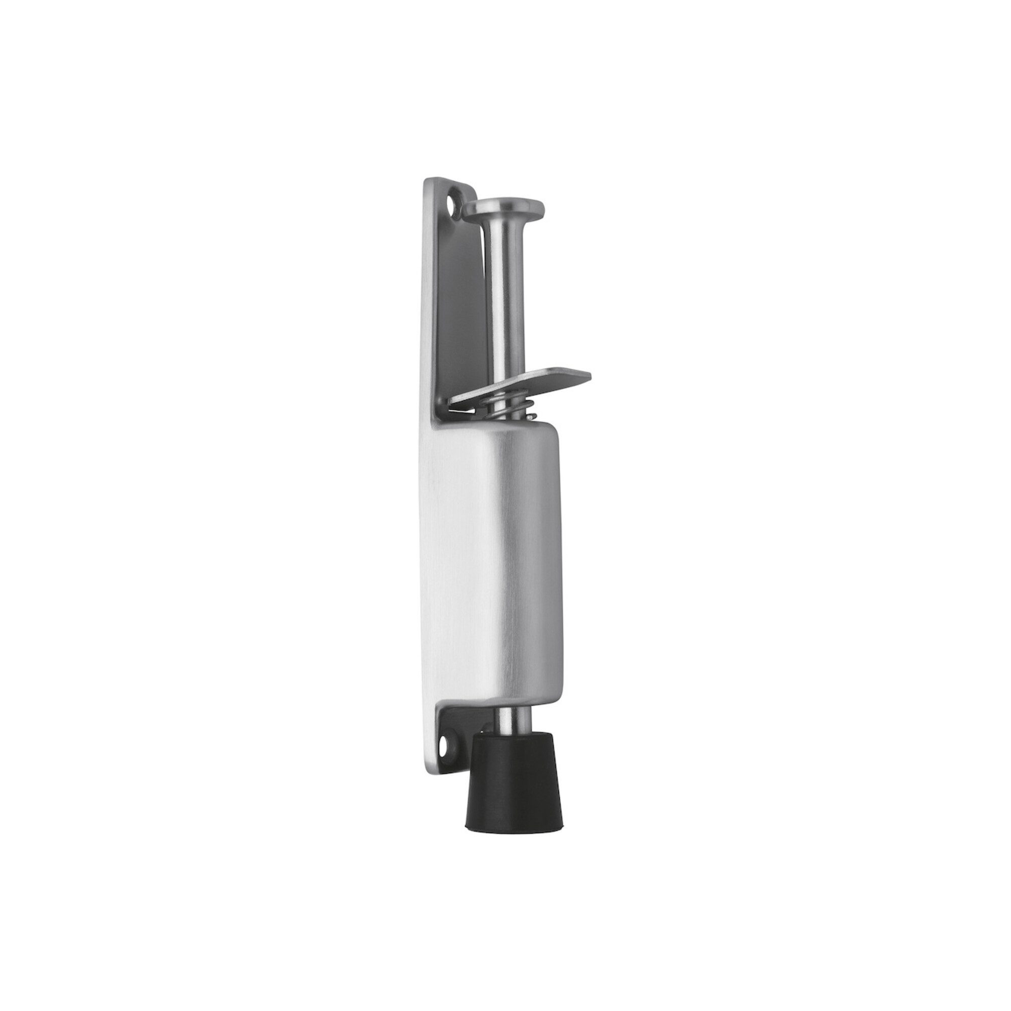 DENI Türfeststeller DENI ABT-Türfeststeller mit Tretbolzen Hub 40mm, 3833 Edelstahl matt