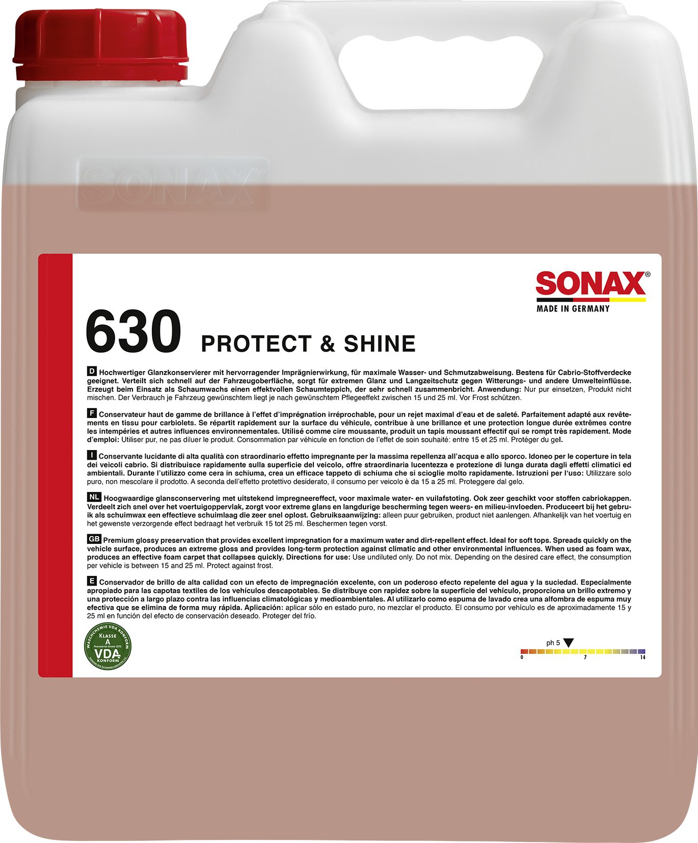 Sonax SONAX BrillantWachs PLUS 10 L Auto-Reinigungsmittel