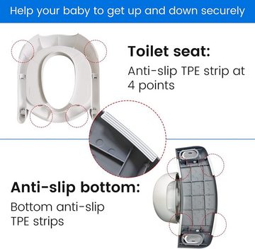 Welikera Toilettentrainer Töpfchen Toilettensitz Baby mit Treppe,Kinder WC Sitz Toilette