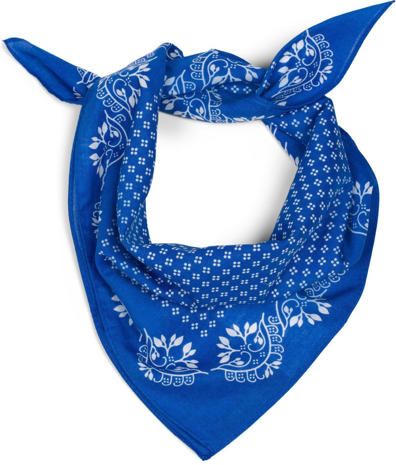 styleBREAKER Bandana Baumwolle Dreieckstuch mit Blümchen günstig online kaufen