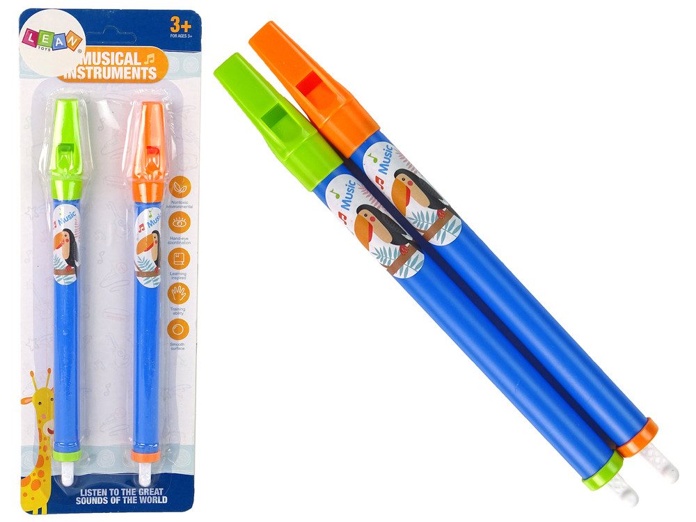 Spielzeug-Musikinstrument Set Flöten Kinder Tiere Instrument Lernflöte Spielzeug Set Blockflöte