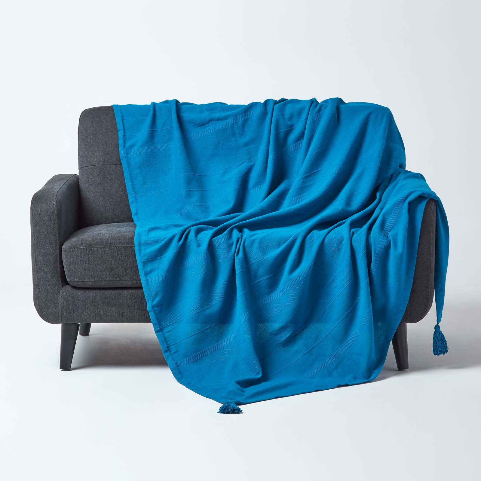 Plaid Tagesdecke, Sofaüberwurf Rajput petrol, 150 günstig online kaufen