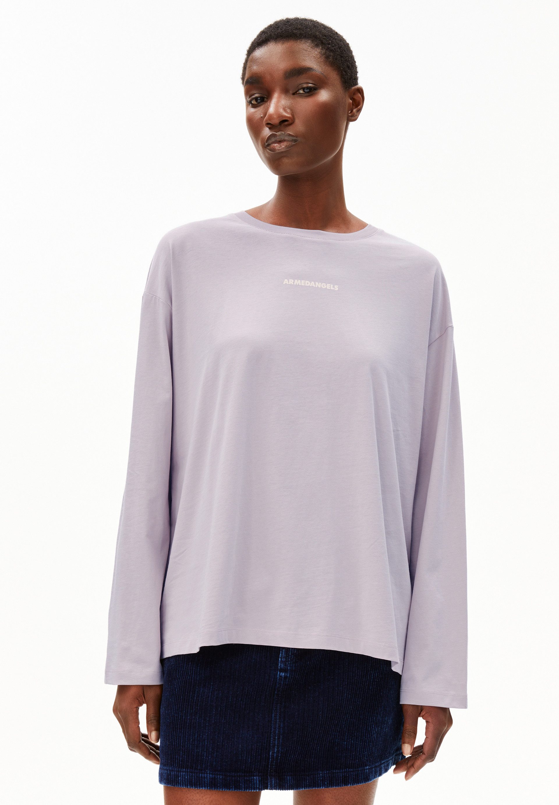 Armedangels Longsleeve FIETAA DIFFERENCE Longsleeve aus Bio-Baumwolle (1-tlg) Rundhalsausschnitt