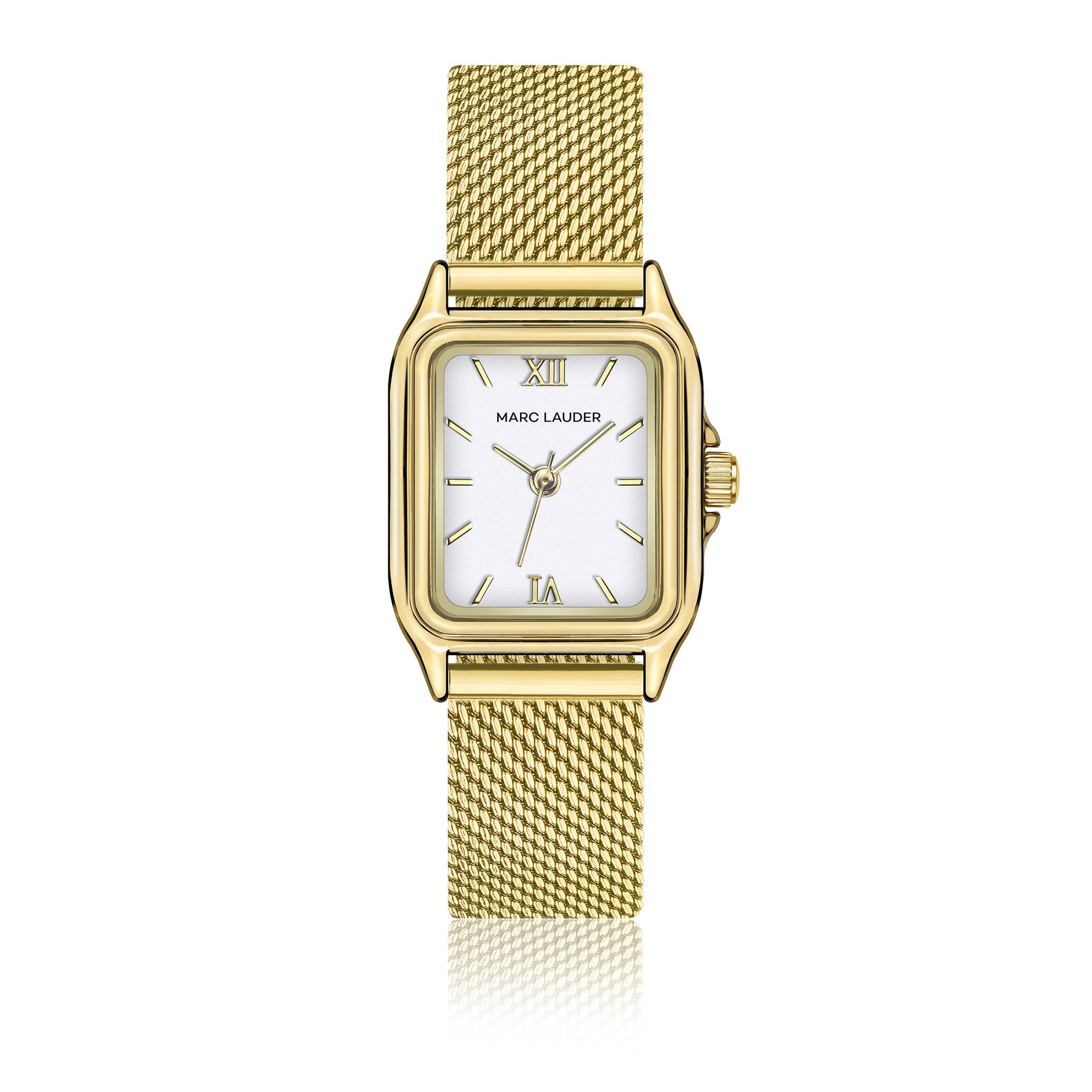MARC LAUDER Quarzuhr MG1-B034G Antwerp Gold Mesh