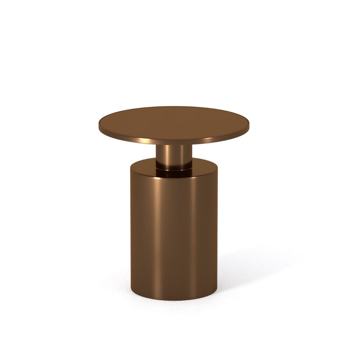 I Catchers Beistelltisch Beistelltisch Marriot Iron Drum Table Small Bronze