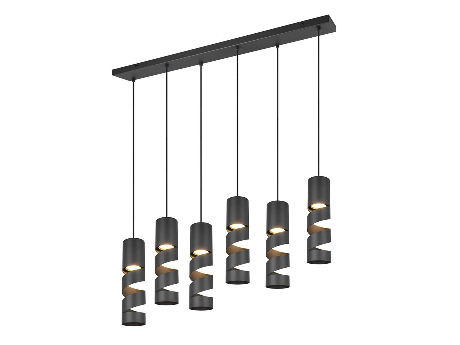 TRIO Leuchten LED Pendelleuchte, Dimmfunktion, LED wechselbar, warmweiß, Mehrflammig-e hängend über Esstisch, Kücheninsel & Kochinsel, B: 100cm