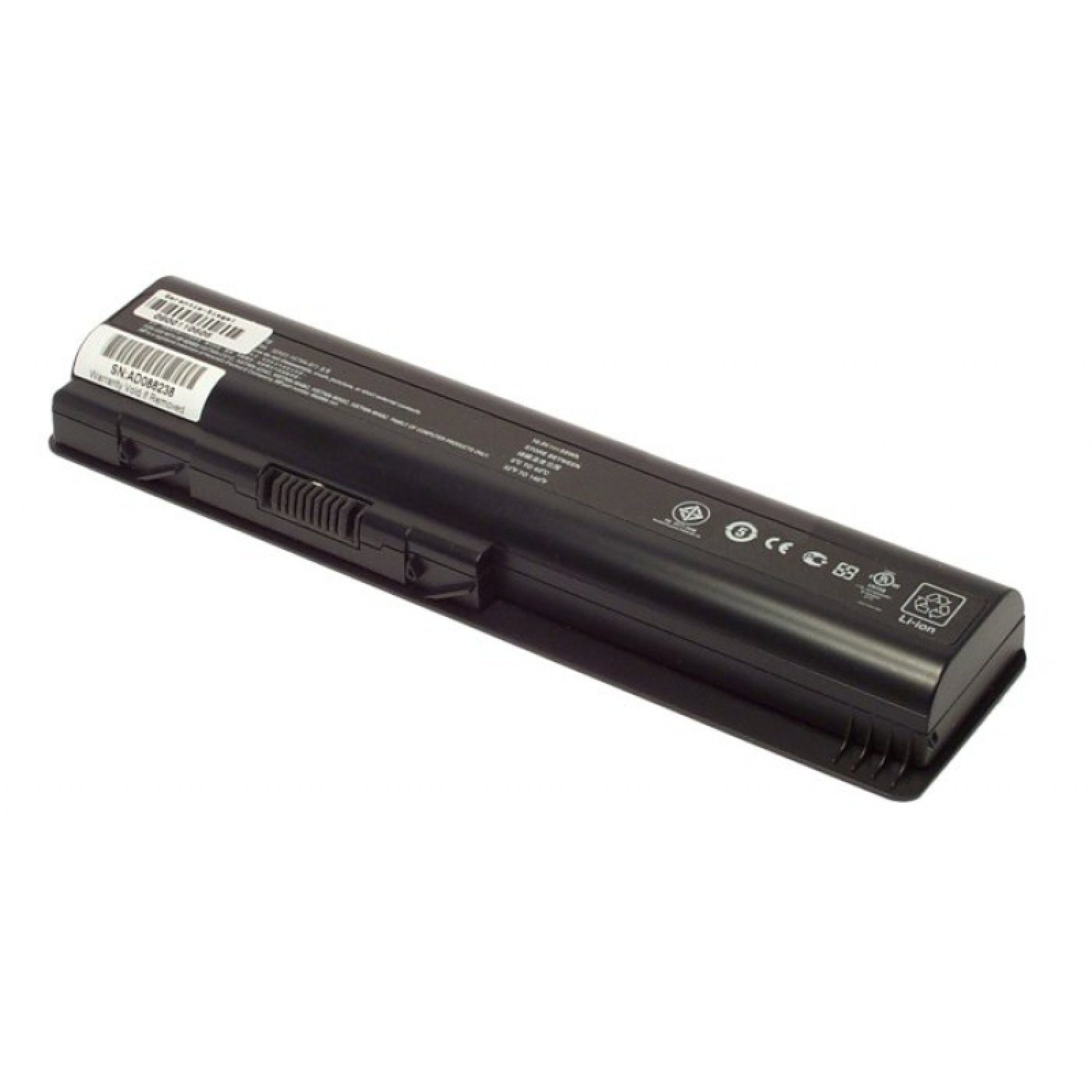 MTXtec Akku für Typ HSTNN-UB72, 6 Zellen, LiIon, 10.8V, 4400mAh Laptop-Akku, 48 Wh, 6 Zellen, Lithium-Ionen (LiIon)