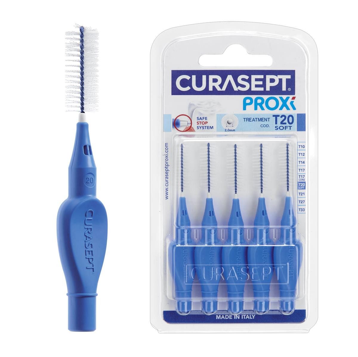 Curasept Interdentalbürsten Curasept Proxi Interdentalbürsten T20 - 6 Stück Blau 2,0 mm