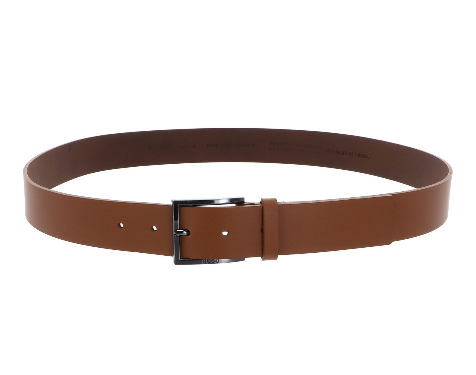 HUGO Ledergürtel Geek Sz35 Leather Belt aus echtem Rindsleder günstig online kaufen