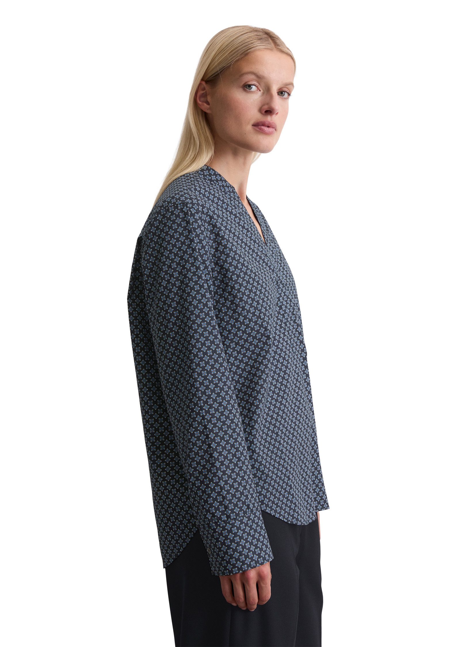 Marc O'Polo Langarmbluse aus Papertouch-Popeline günstig online kaufen