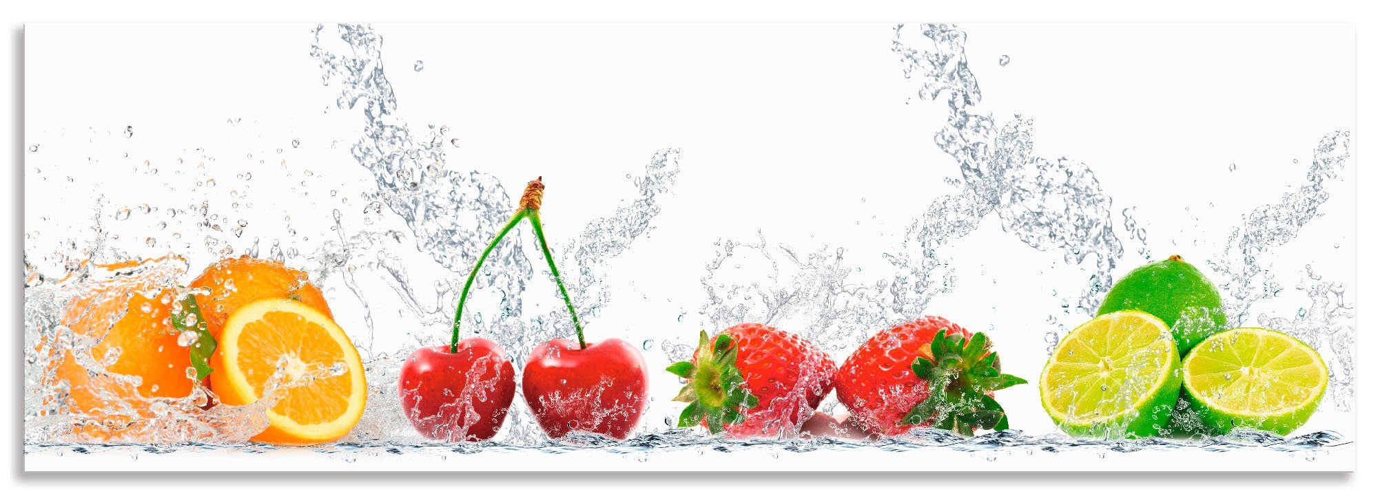 Artland Küchenrückwand "Fruchtig erfrischend gesund Fruchtmix" Alu Spritzsc günstig online kaufen