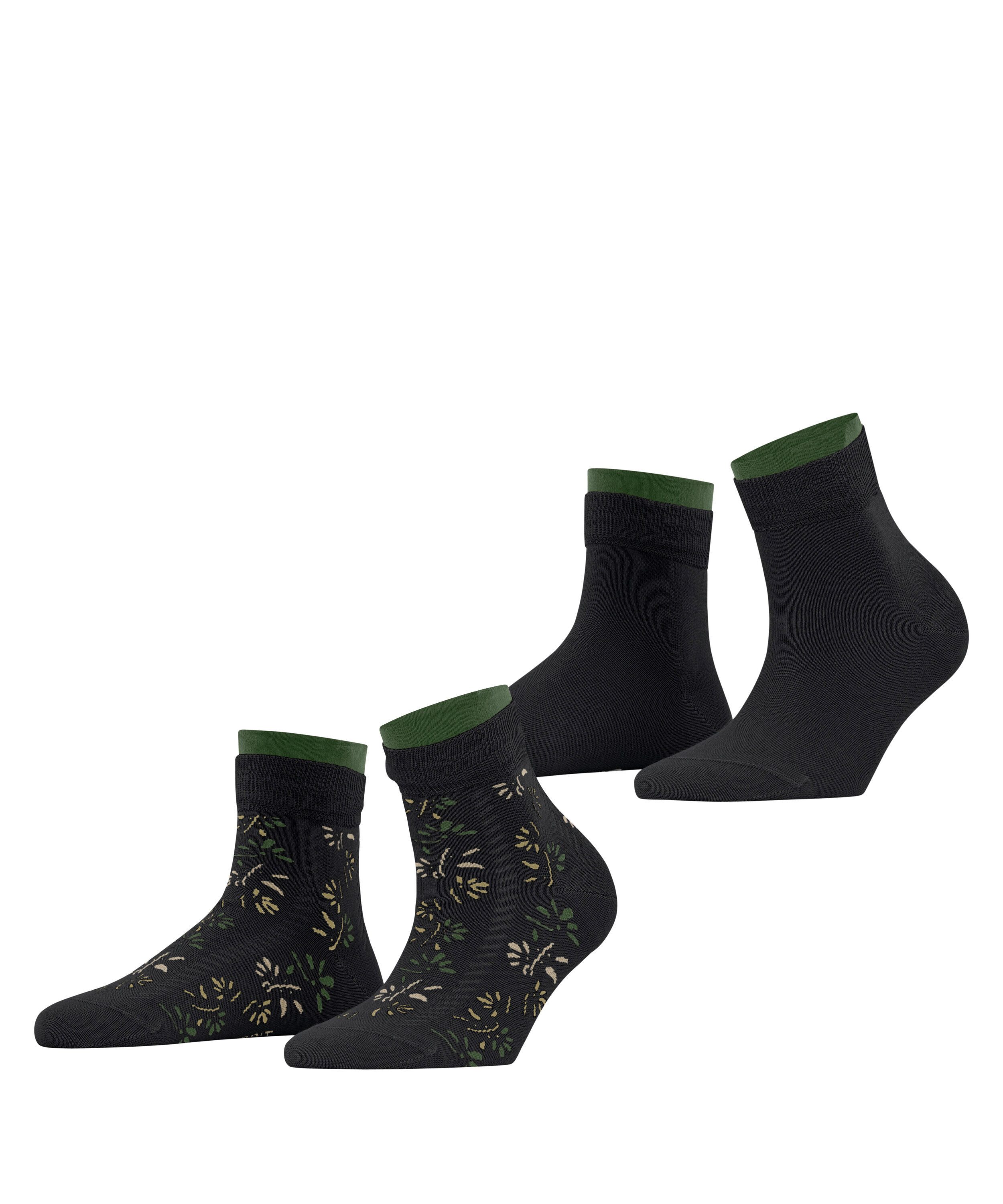Esprit Kurzsocken Soft Blooms 2-Pack Kurzsocken (2-Paar)