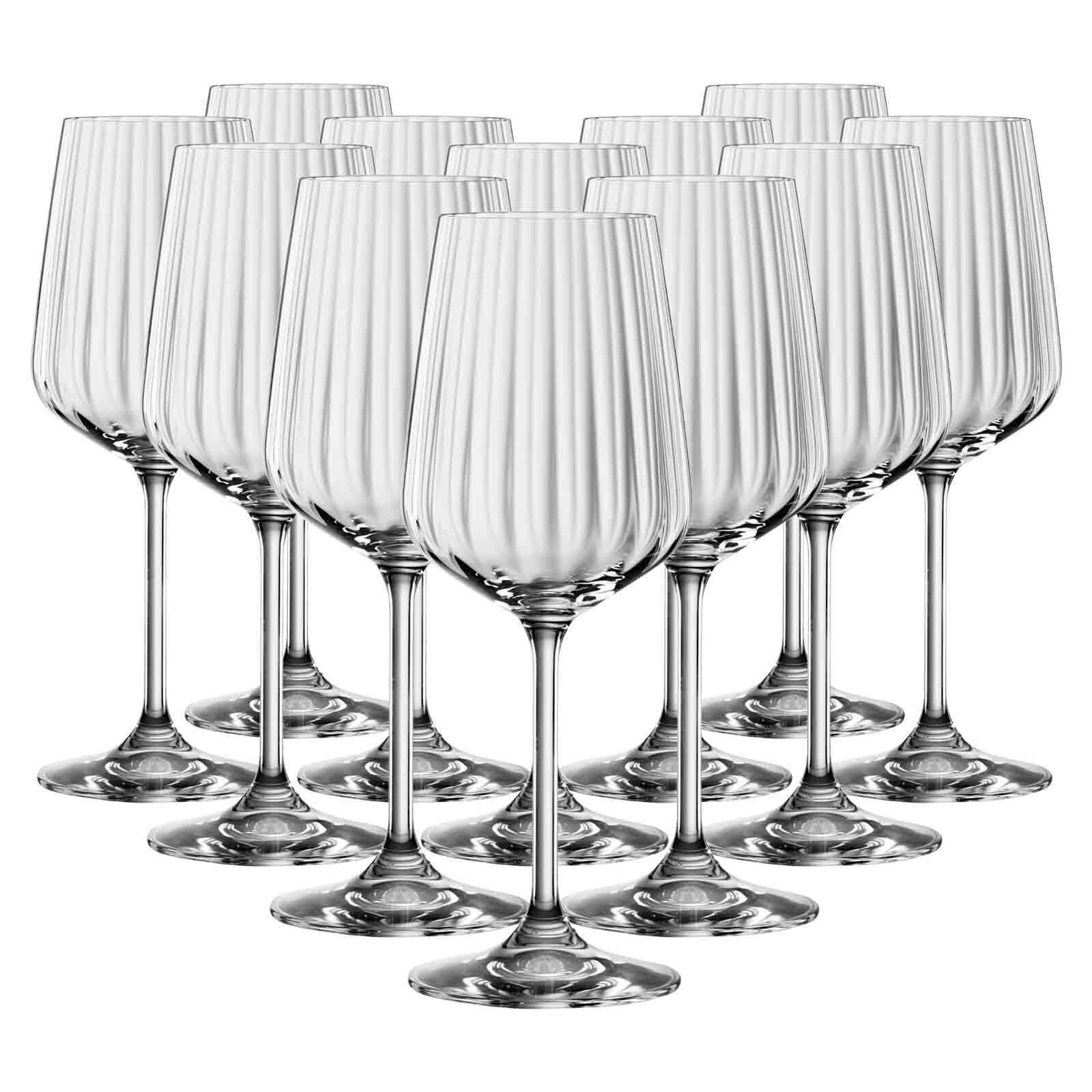 SPIEGELAU Weißweinglas Lifestyle Weißweingläser 440 ml 12er Set, 12-tlg., Glas