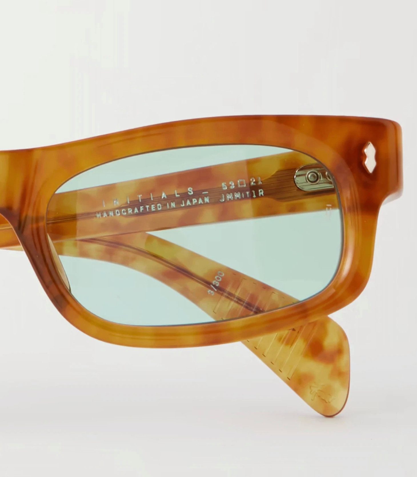Jacques Marie Mage Sonnenbrille Damen Initials Limited 300 Stk Handmade in Japan 7-Barrel Kugel-Scharnier,Double-Laminated