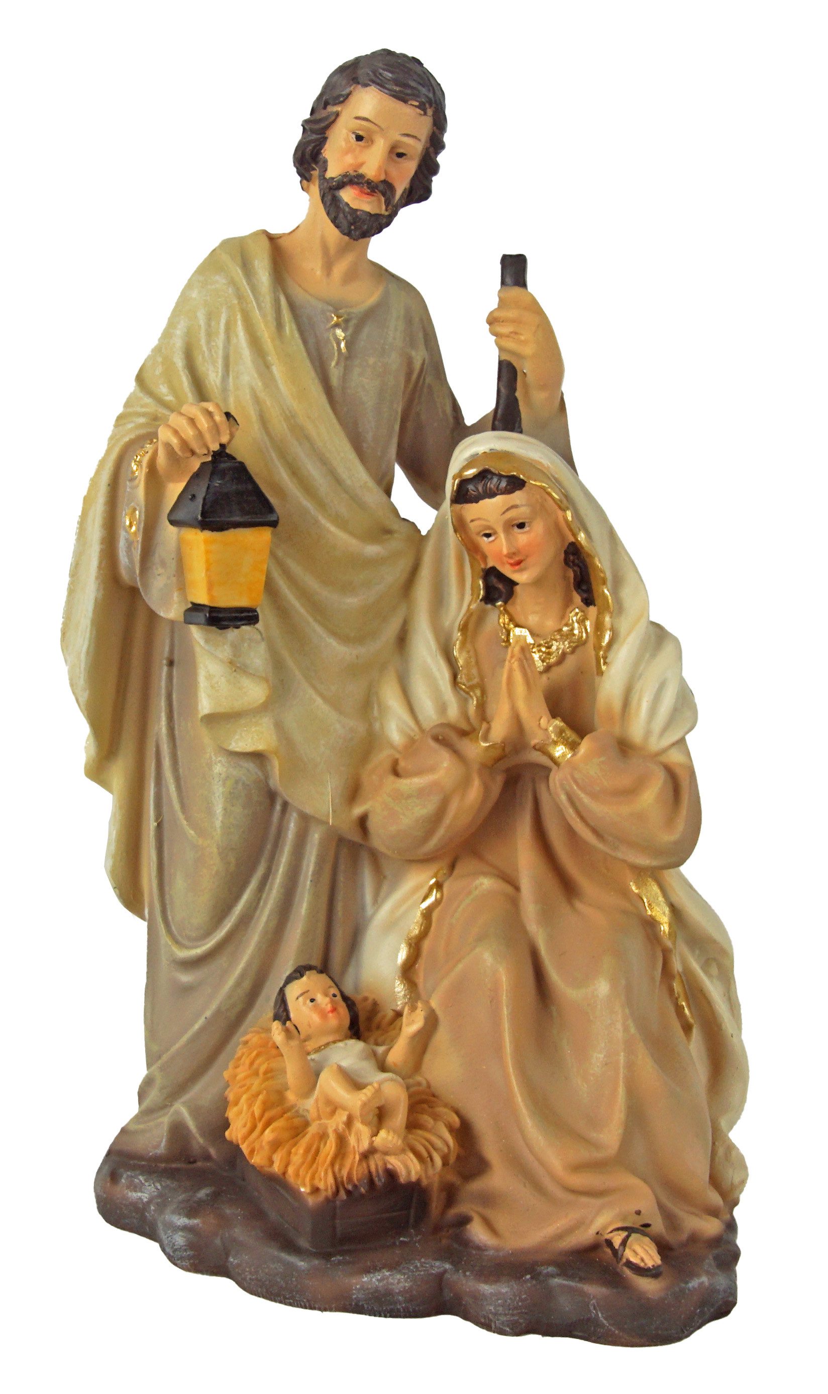 IKO Krippenfigur Heilige Familie Block 7929 – stilvolle Krippenfigur (1 St., Krippenblock), Krippenfigur
