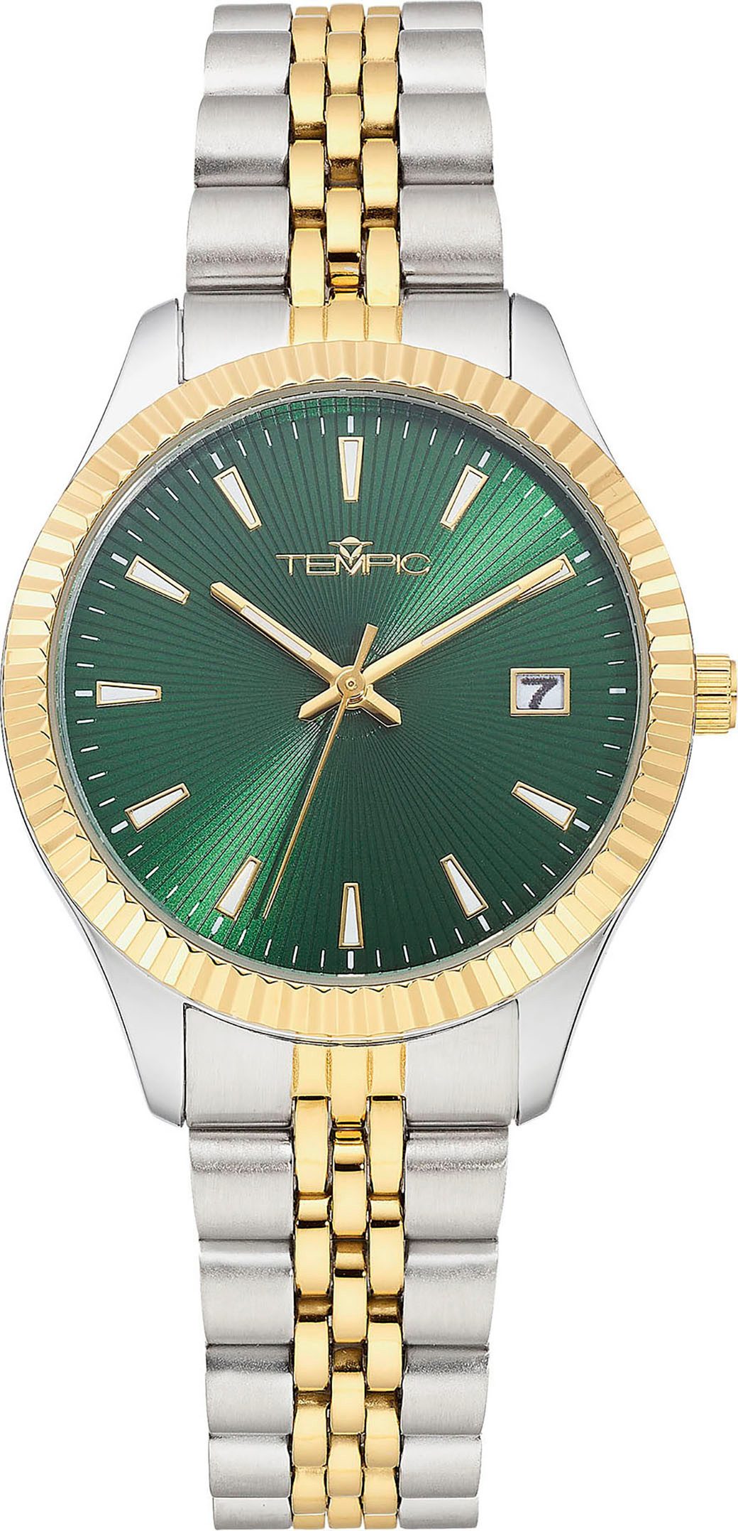 Tempic Quarzuhr, Armbanduhr, Damenuhr, Edelstahlarmband, analog, Tag günstig online kaufen