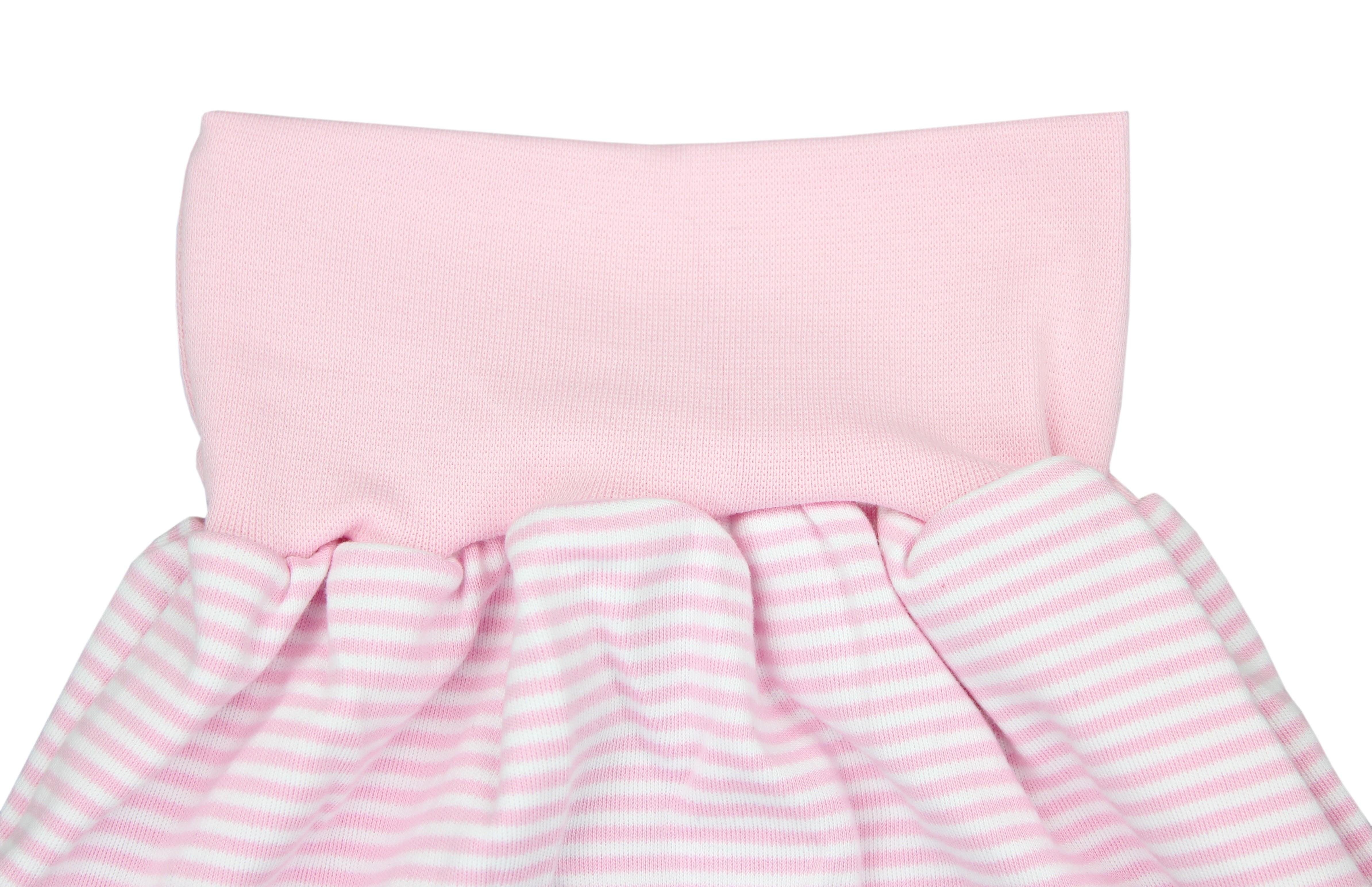 Babyschlafsack breitem Rosa TupTam Unisex Strampelsack Unwattiert mit TupTam Baby Streifenmuster Bund