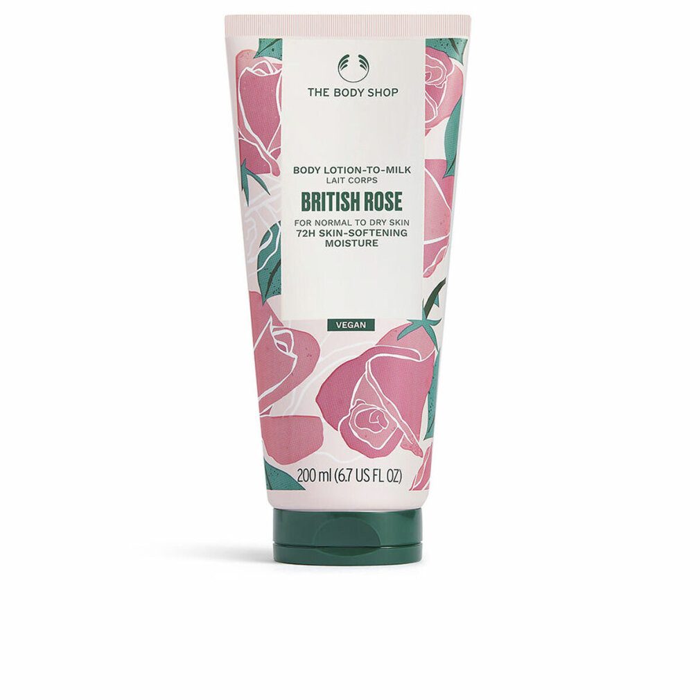 The Body Shop Körperpflegemittel Körperlotion für normale bis trockene Haut British Rose (Body Lotion)
