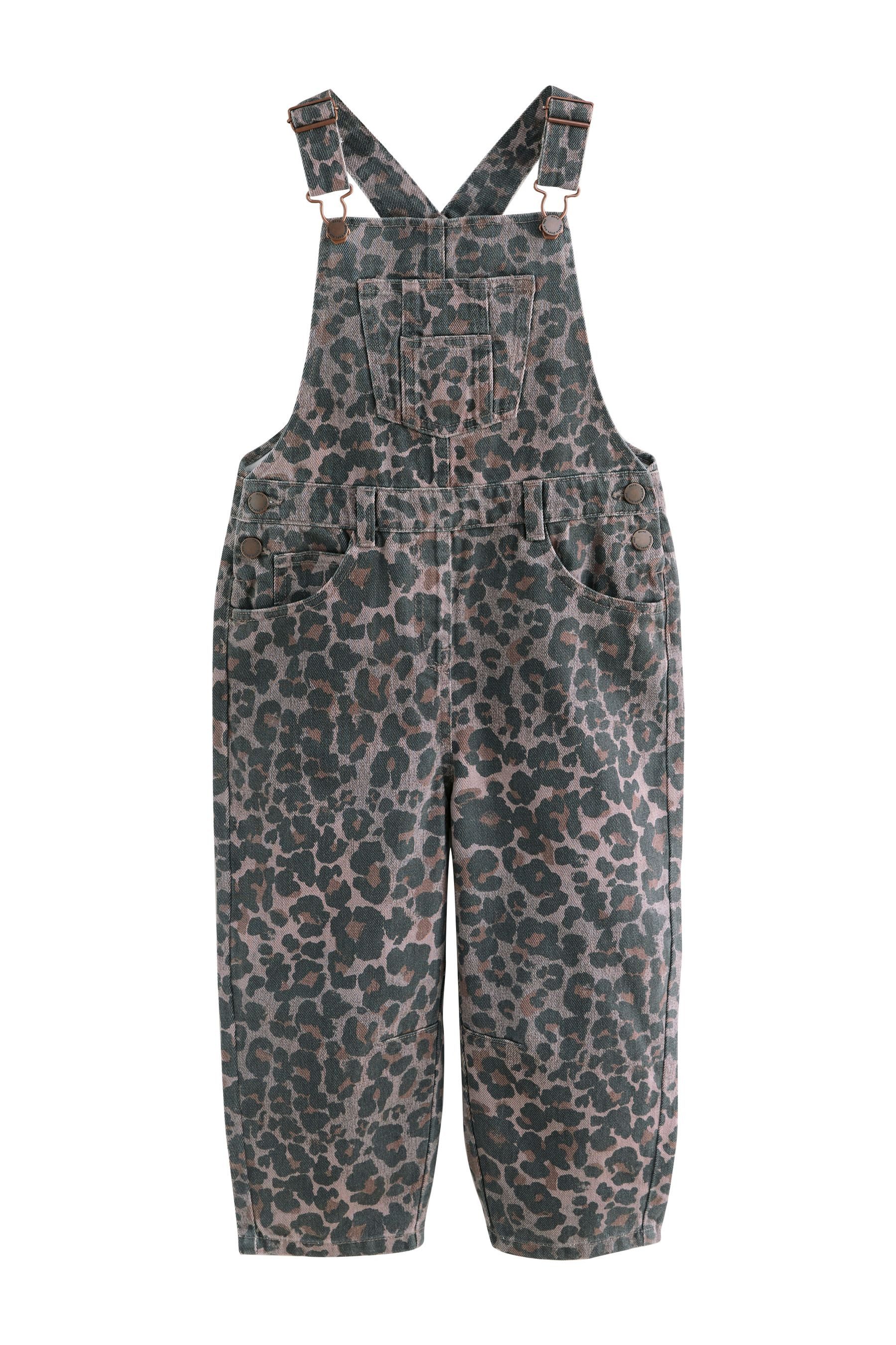 Next Latzhose Latzhose mit Animalprint (1-tlg)