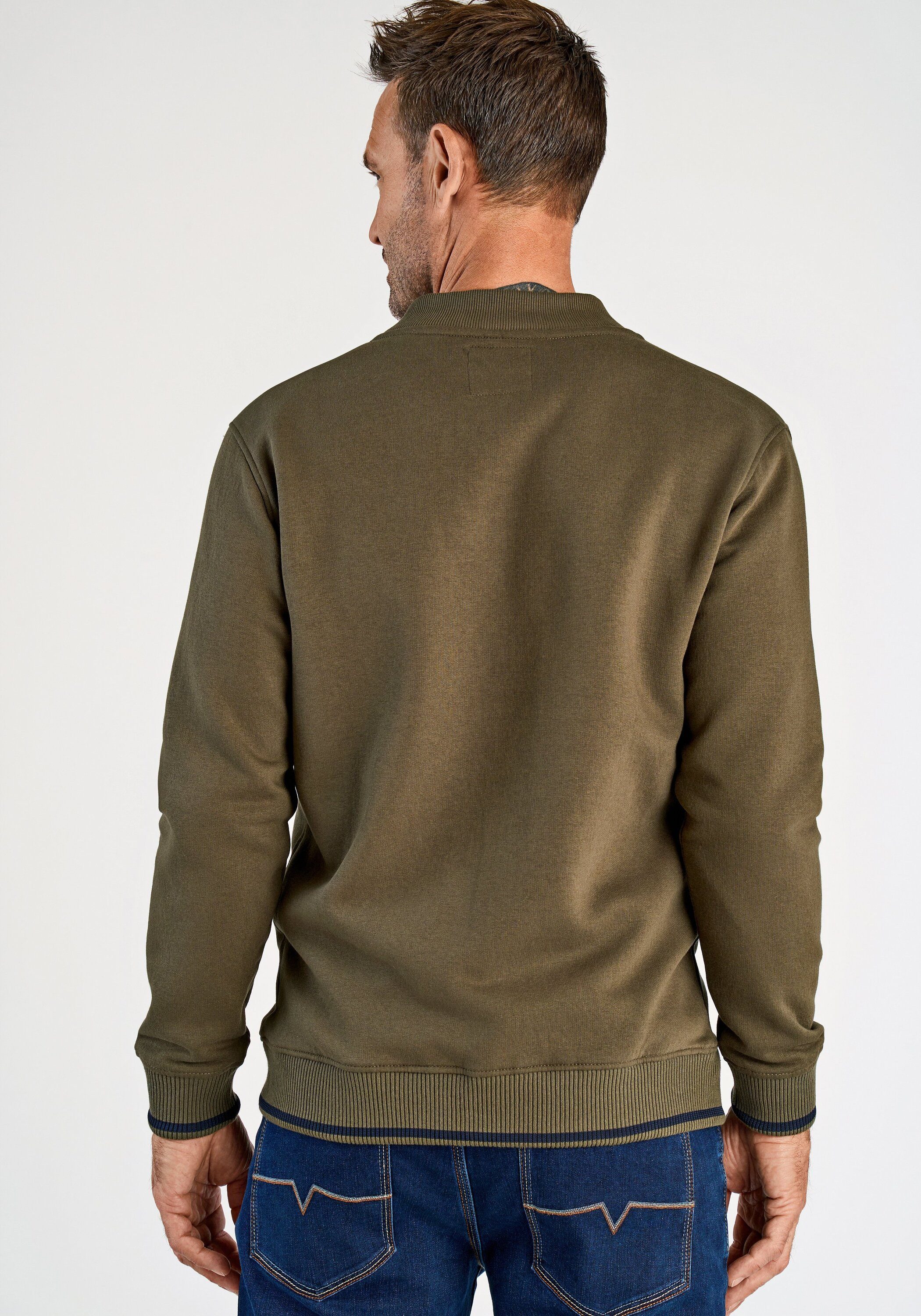 BISON Strickjacke Cardigan Comfort Fit günstig online kaufen