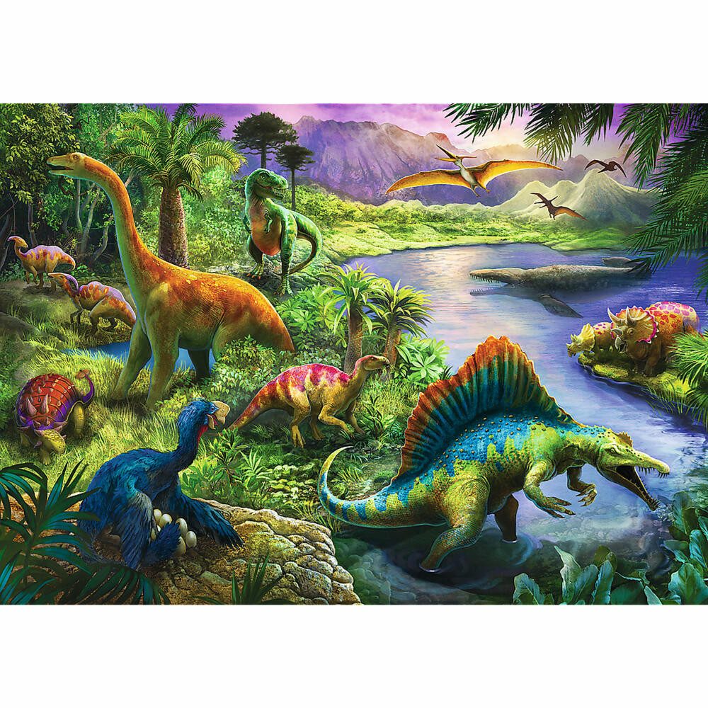 Trefl Puzzle Dinosaurier, 200 Puzzleteile günstig online kaufen