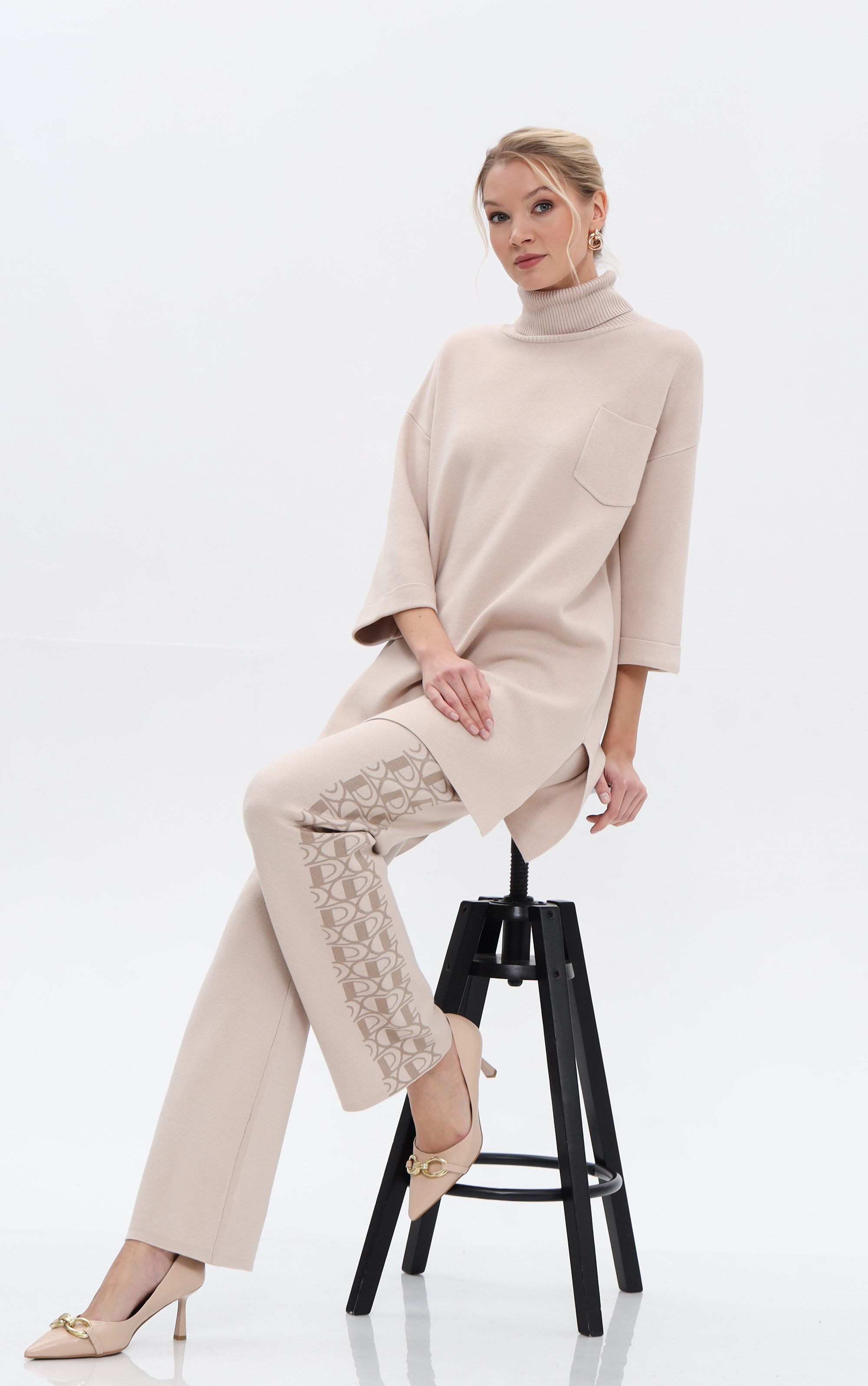 Passioni Longpullover mit Rollkragen günstig online kaufen