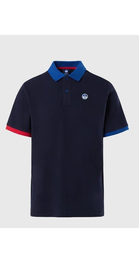 North Sails Poloshirt (Baumwolle) navyblau Herren