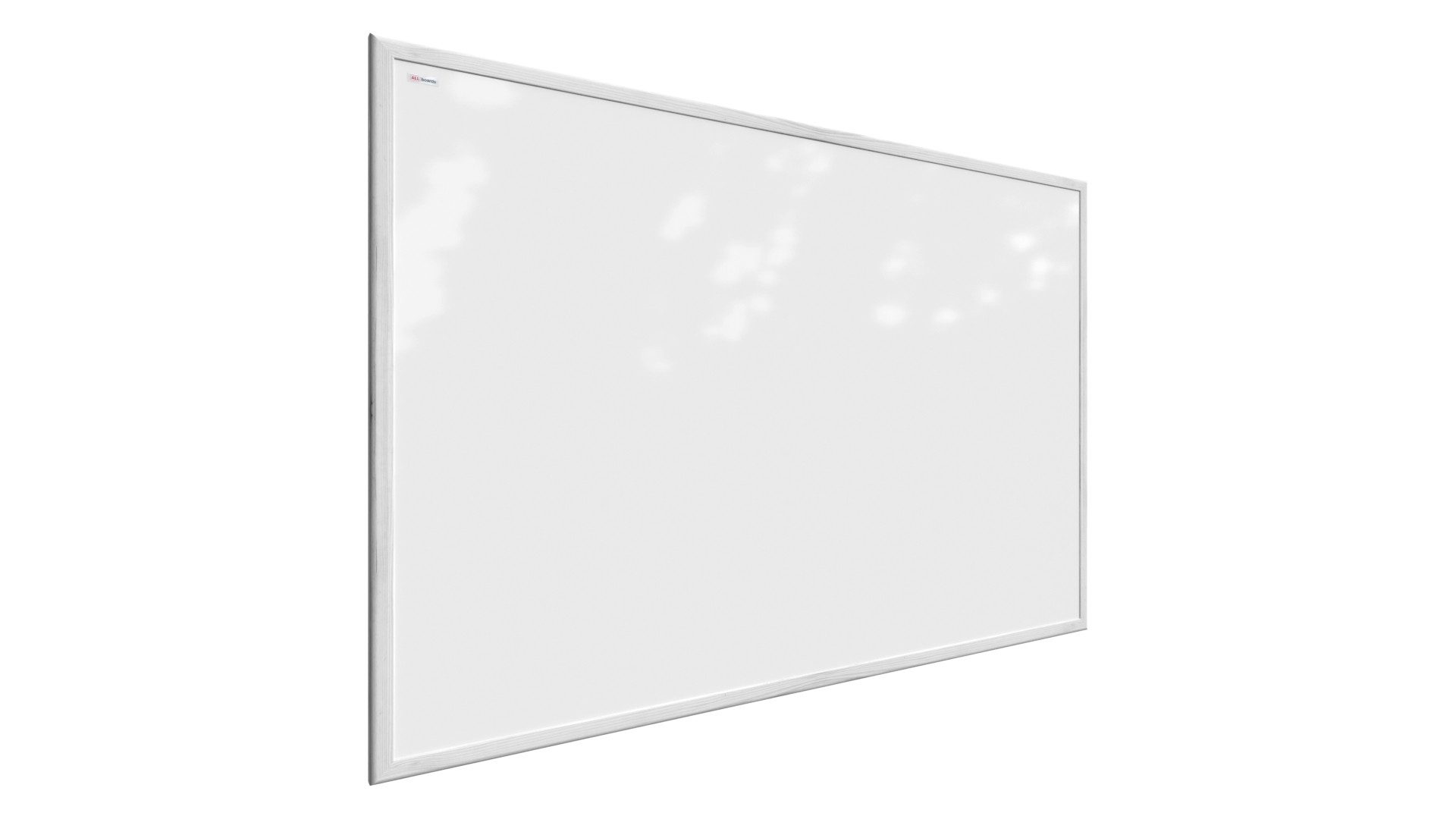 ALLboards Tafel Magnetisches Whiteboard mit weißen Holzrahmen 90x60cm günstig online kaufen