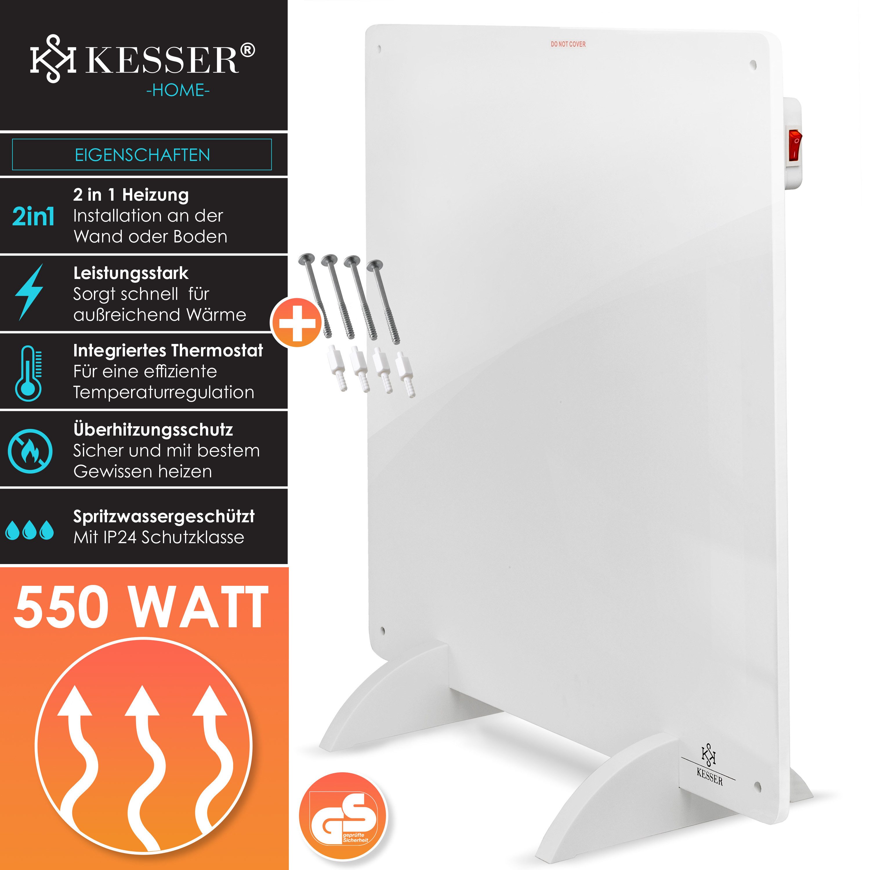 KESSER Infrarotheizung, Infrarotheizung Infrarot Wandheizung Heizung Heizkö günstig online kaufen