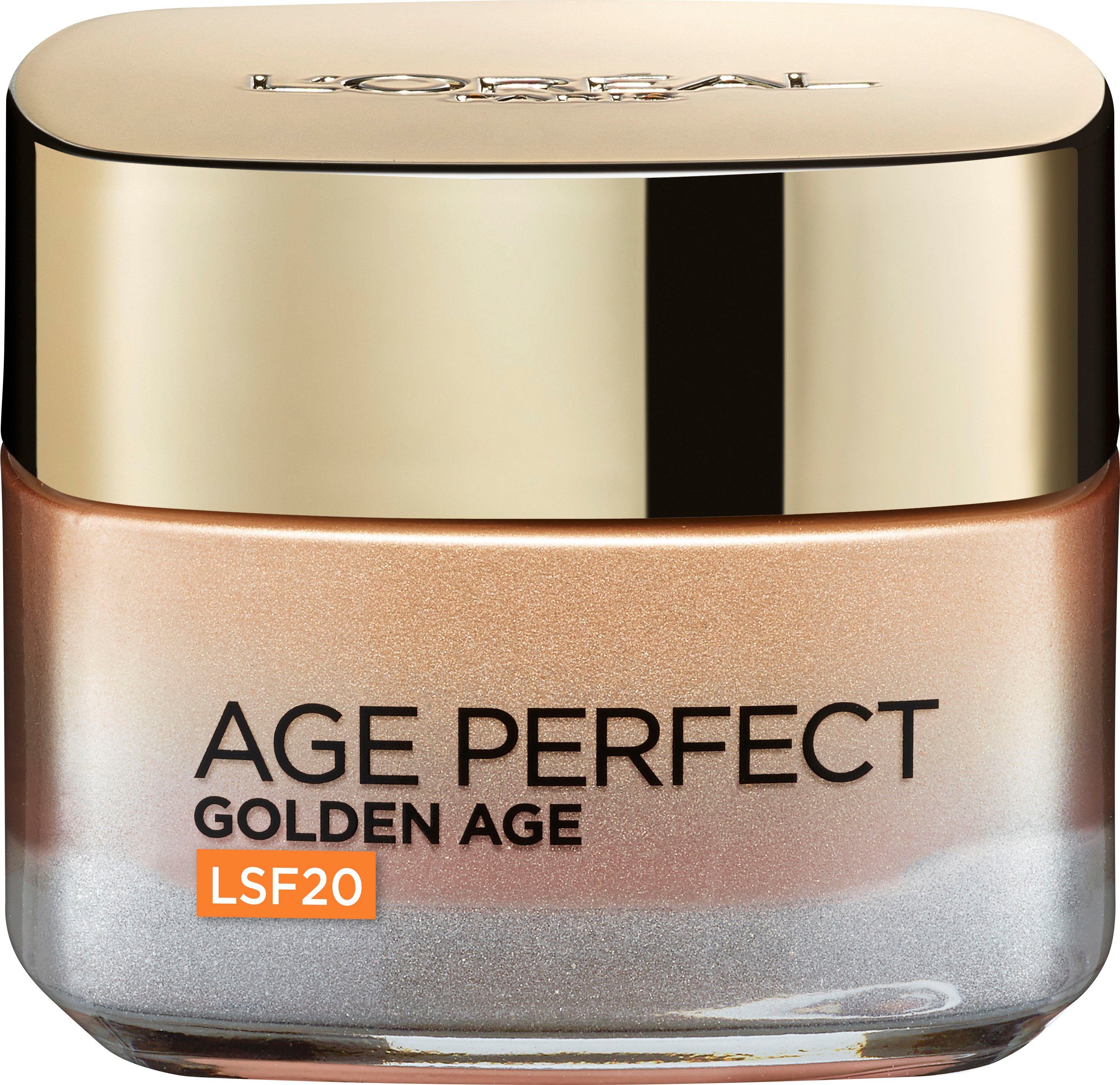 L'ORÉAL PARIS Feuchtigkeitscreme Age Perfect Golden Age Rosé-Tagespflege LSF20 | Anti-Aging-Cremes