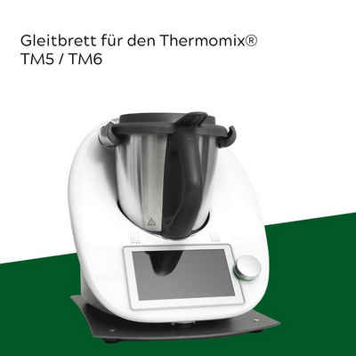 Leckerhelfer - automatisch Lecker Ablageregal »Gleitbrett für den Thermomix® TM5 TM6 Grau«