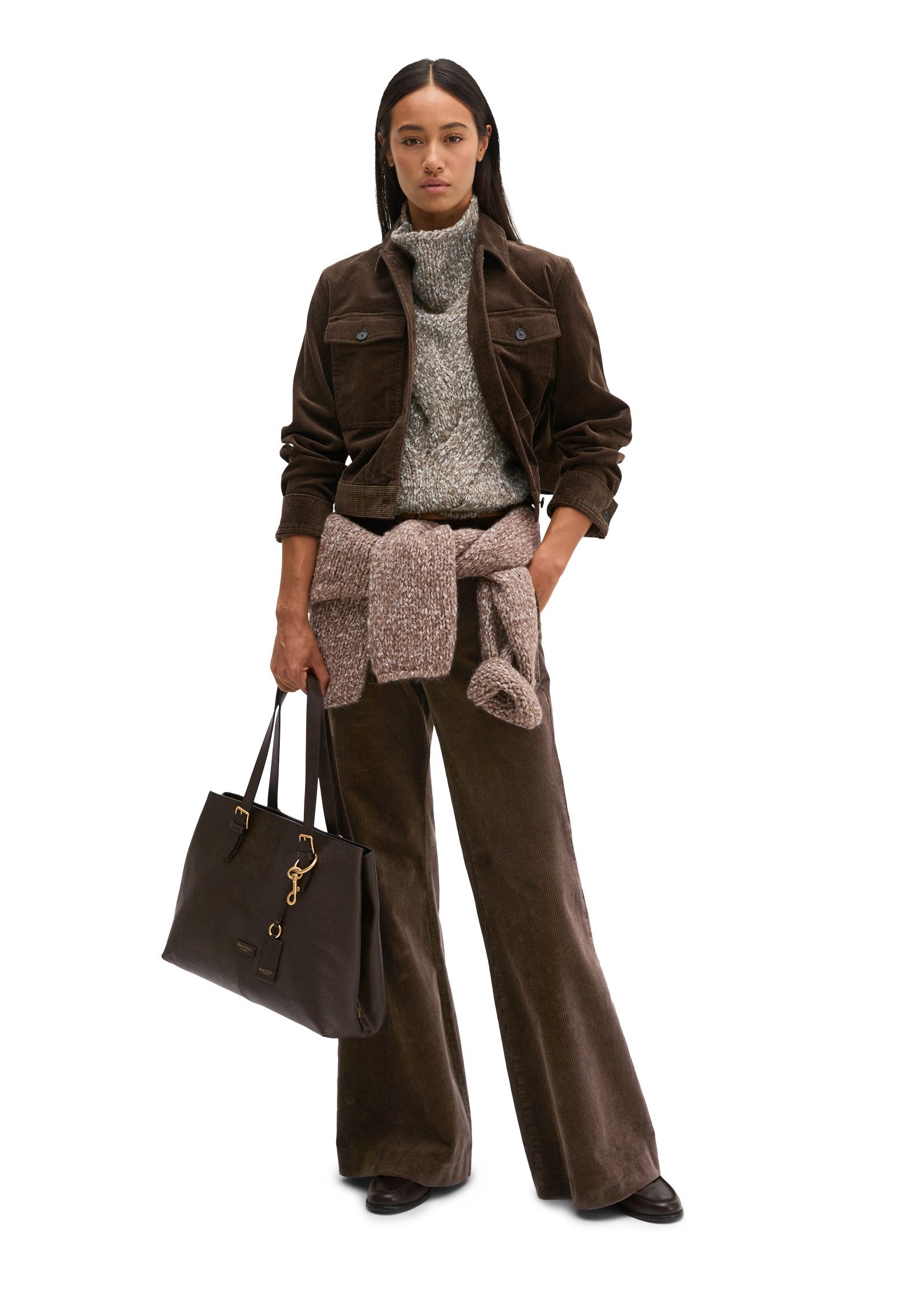 Marc O'Polo Shopper aus weichem Rindleder – Bild 4 von 5
