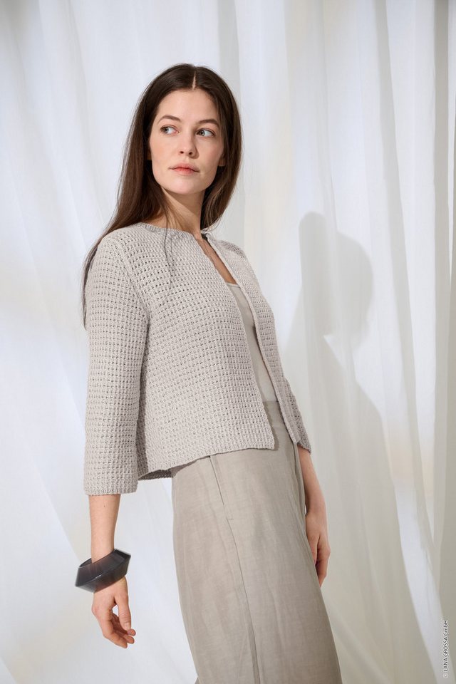 Thumbnail - LANA GROSSA SUMMER CASHMERE Häkelwolle, 210 m (Feines Kettengarn aus Baumwolle und Kaschmir), 50 g