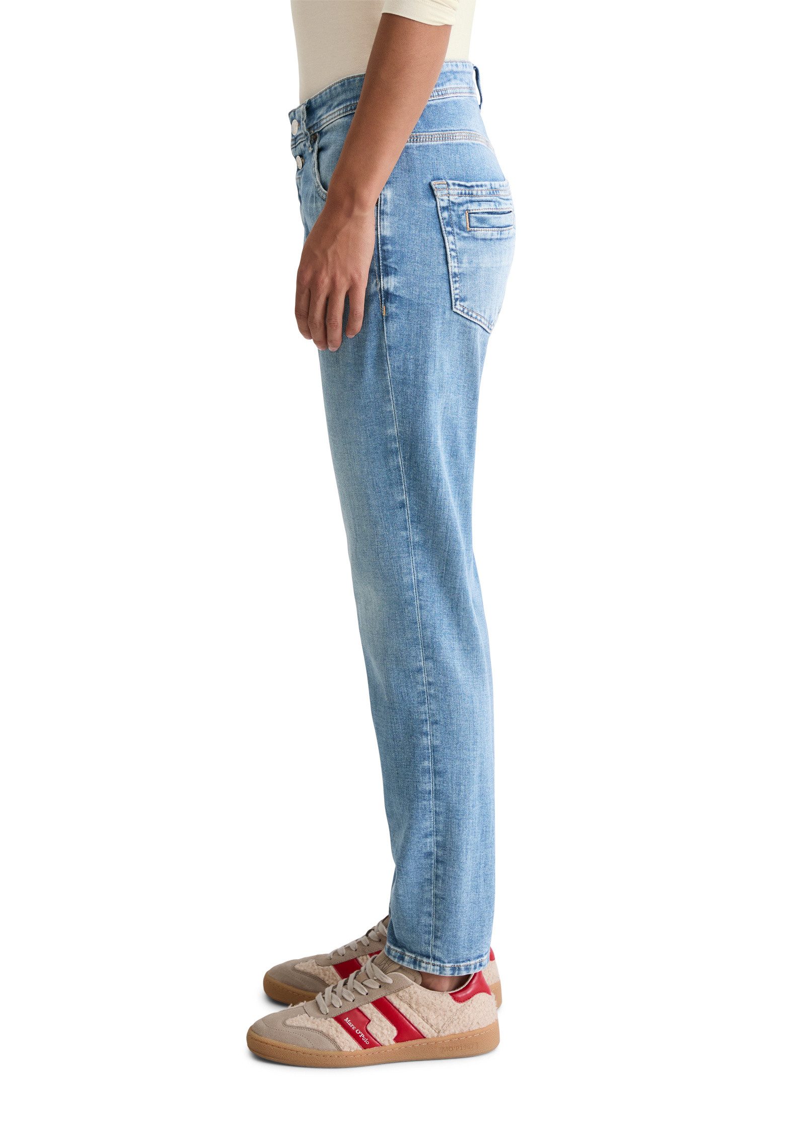 Marc O'Polo Boyfriend-Jeans mit zwei Knöpfen günstig online kaufen