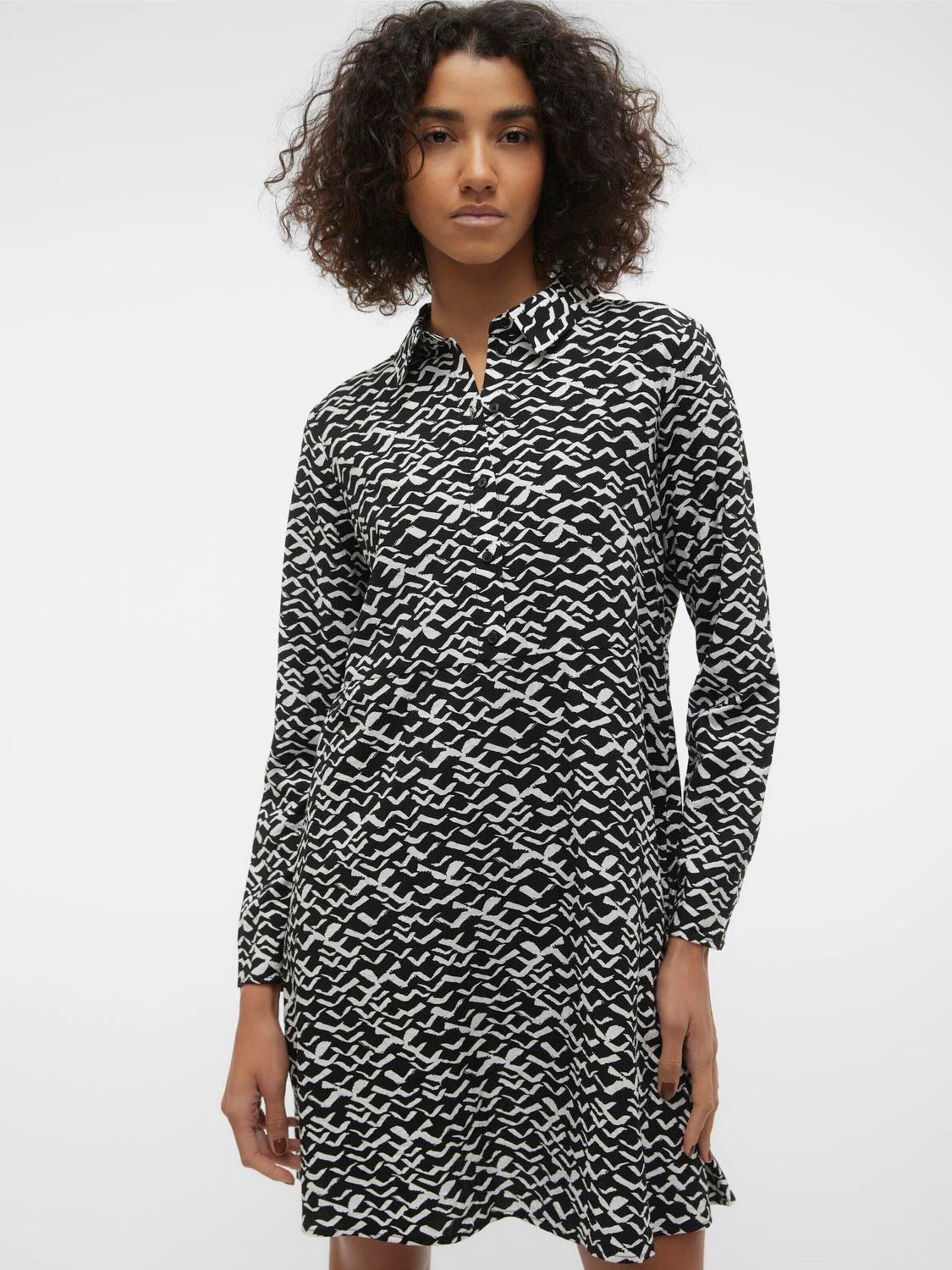 Vero Moda Blusenkleid Sissi (1-tlg) Plain/ohne Details