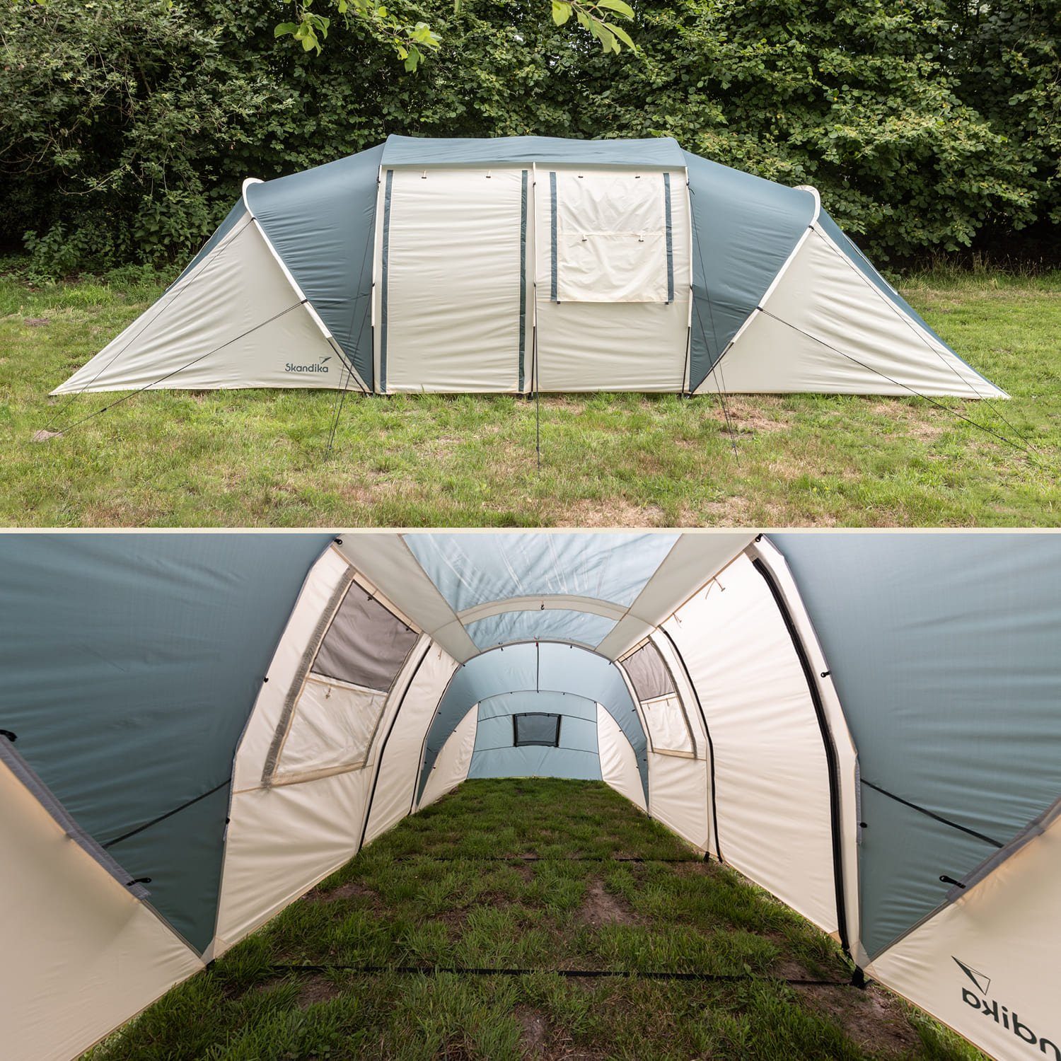 Skandika Kuppelzelt Kalmar Camping, Zelt 3000 6, für Familienzelt, Wassersäule, mm Outdoor