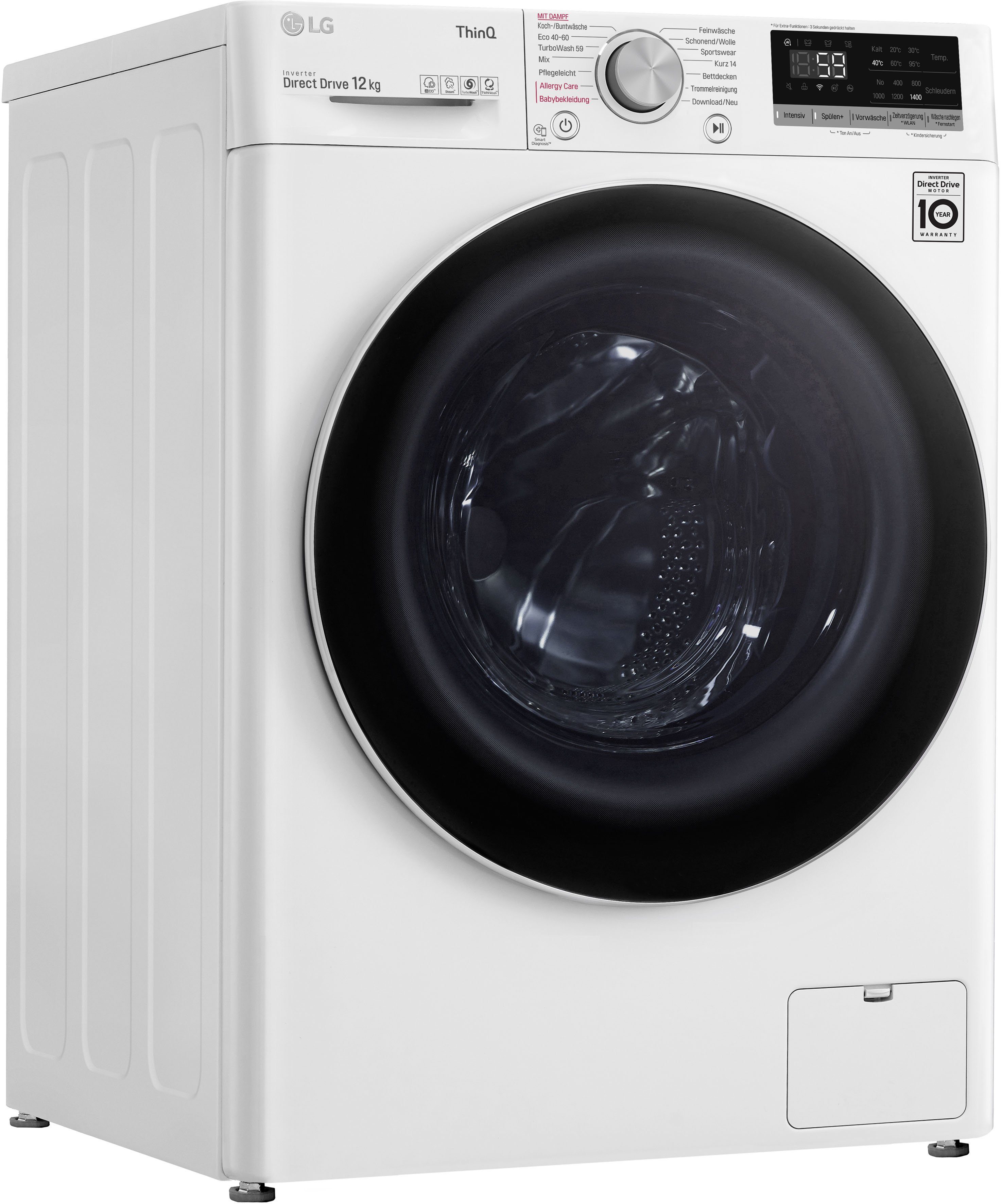 LG Waschmaschine F4WV512P0, 12 kg, 1400 U/min | OTTO