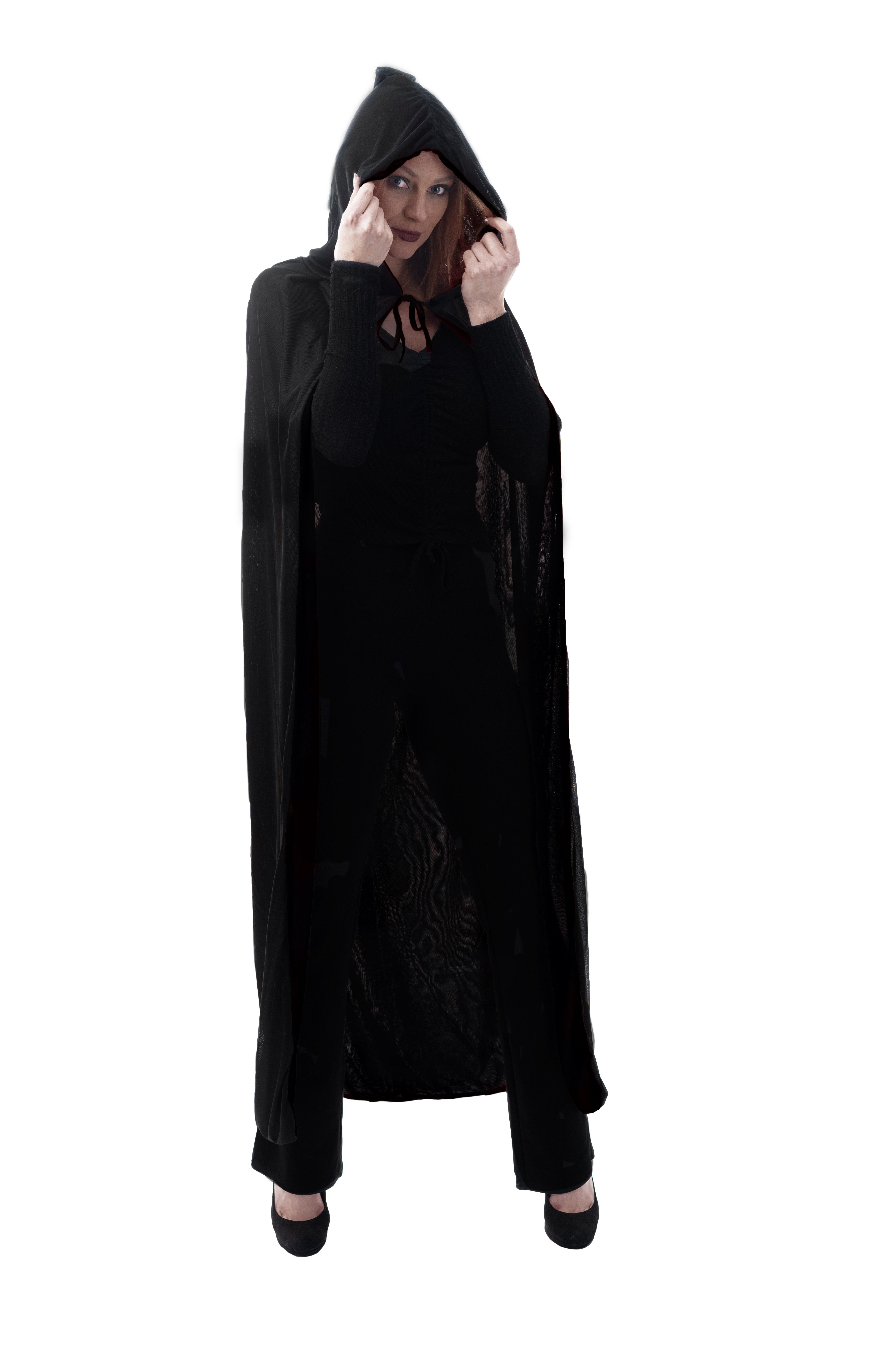 Zoelibat Vampir-Kostüm Cape - Umhang Teufel Magier Rotkäppchen Vampir uvm.