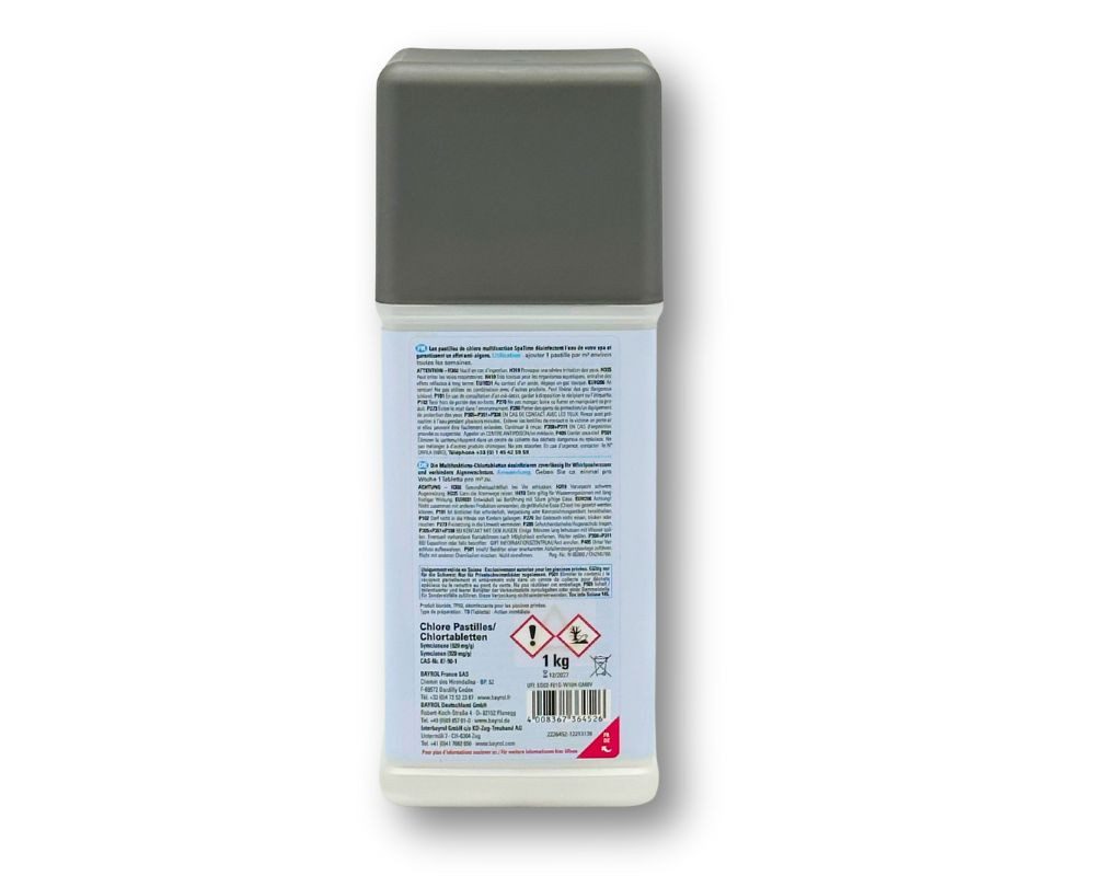 Bayrol Poolpflege Bayrol SpaTime Multifunktions-Chlortabletten 20 g 1 kg Dose – Bild 3 von 5