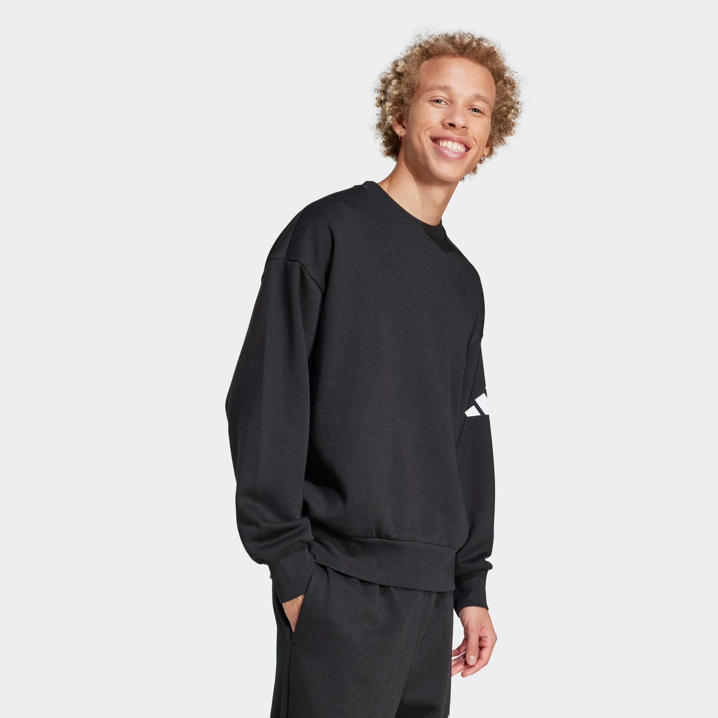 adidas Sportswear Sweatshirt ESSENTIALS LOOSE FIT 3-STREIFEN LOGO