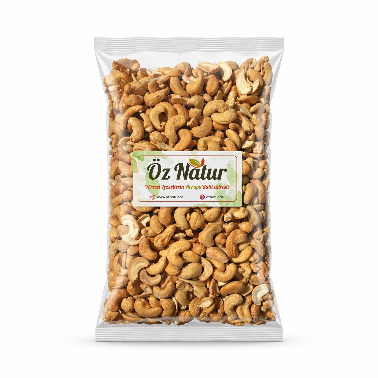 Öz Natur Kerne, Cashewkerne (Geröstet & Gesalzen) 800g