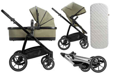 Osann Kombi-Kinderwagen Olé, 3in1 Kombi-Kinderwagen von 0 - 22 kg inkl. Babywanne + Sportsitz