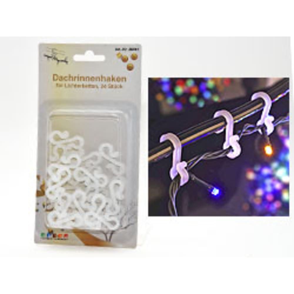 HundB Hänge-Weihnachtsbaum Haken für Lichterketten, ca. 4 cm (Stück, 24 St. günstig online kaufen